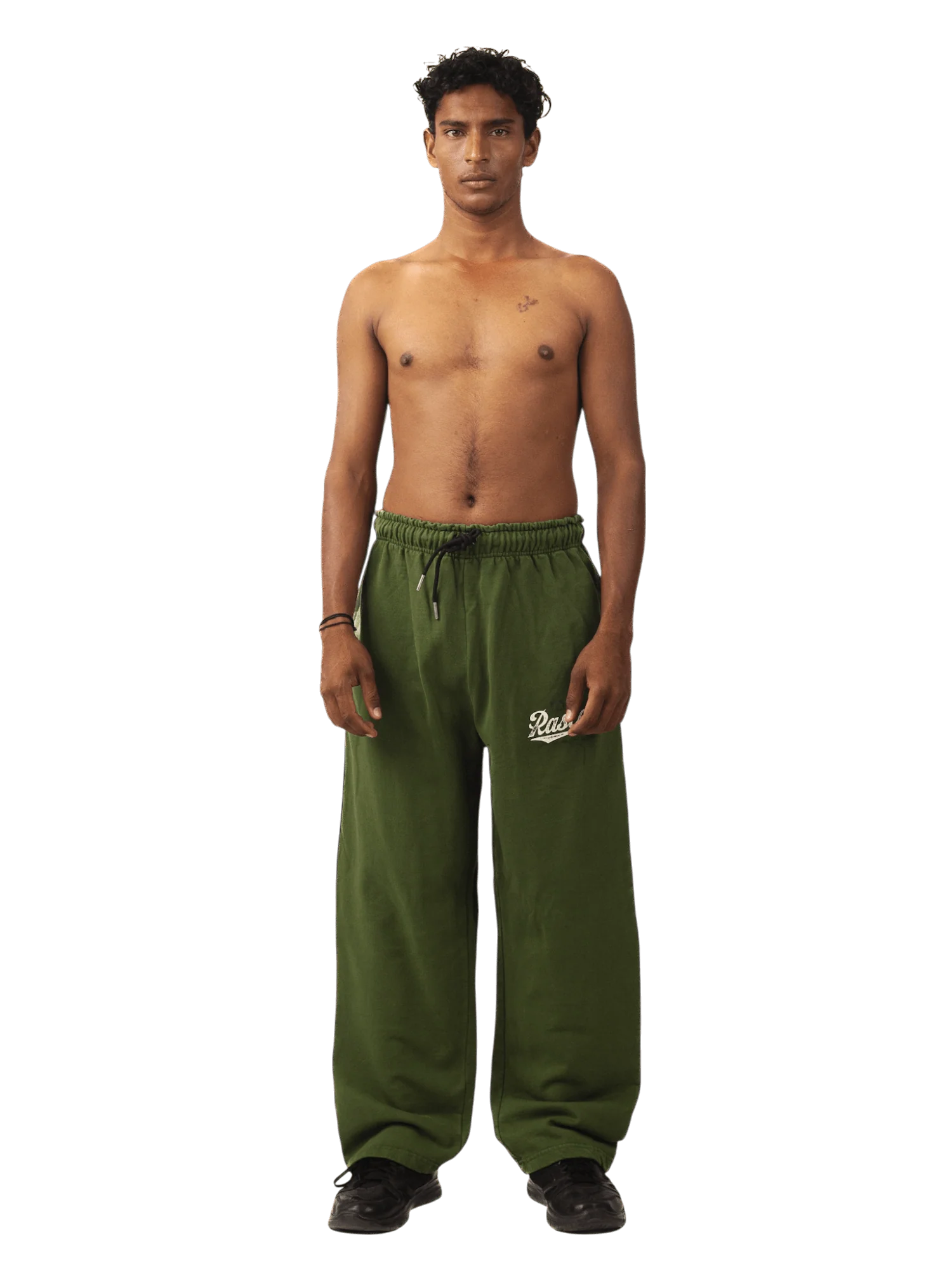 Olive green made in PAK sweatpants (V5) - Image 2