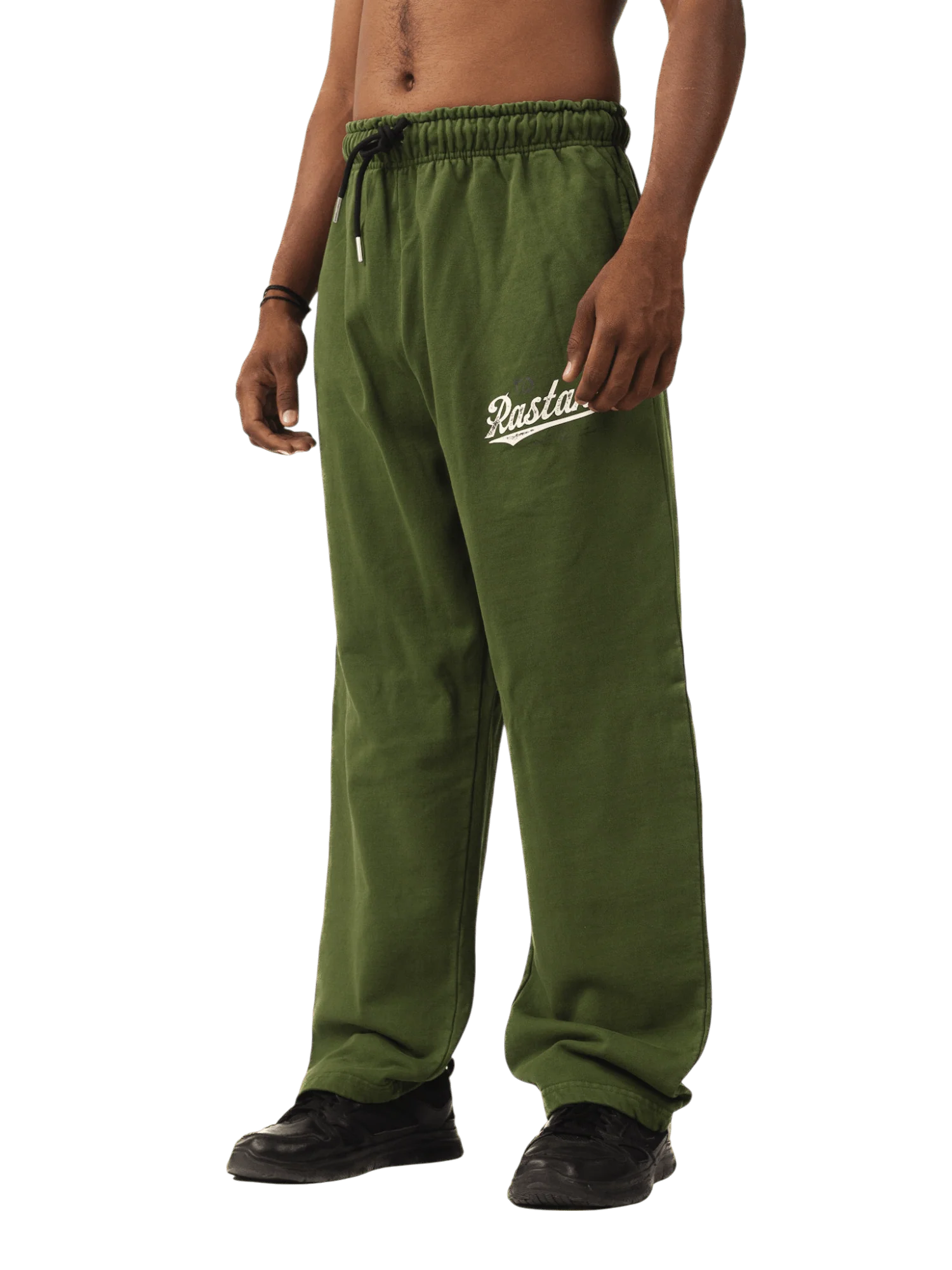 Olive green made in PAK sweatpants (V5) - Image 3