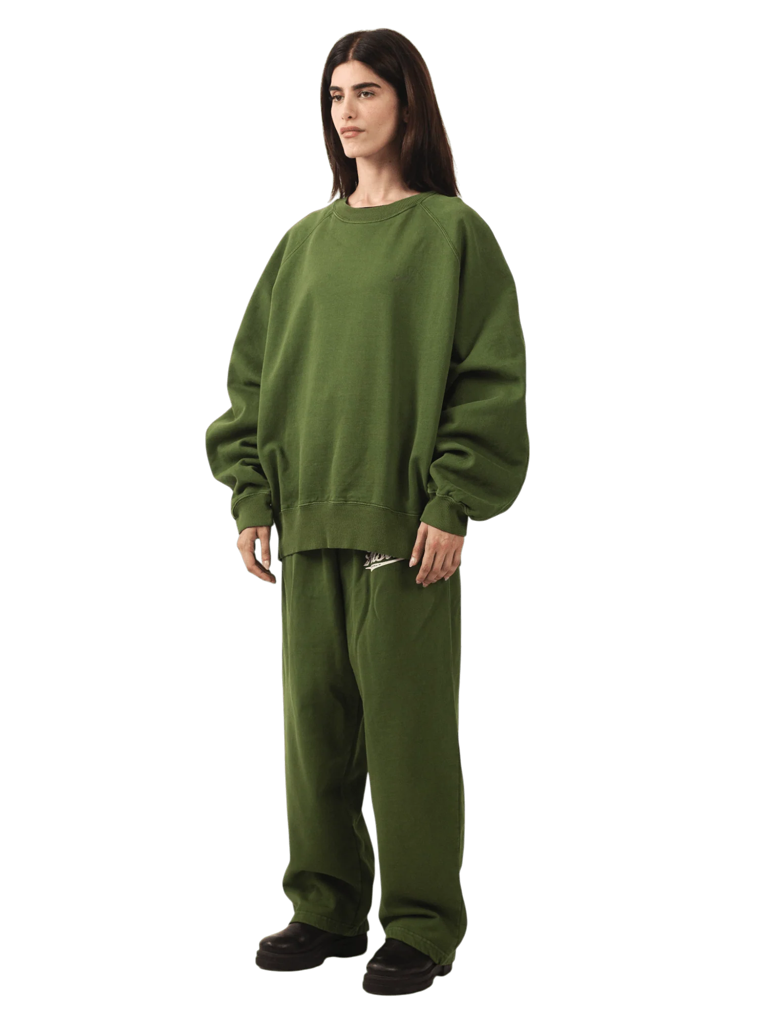 Olive green made in PAK sweatshirt (V5) - Image 11