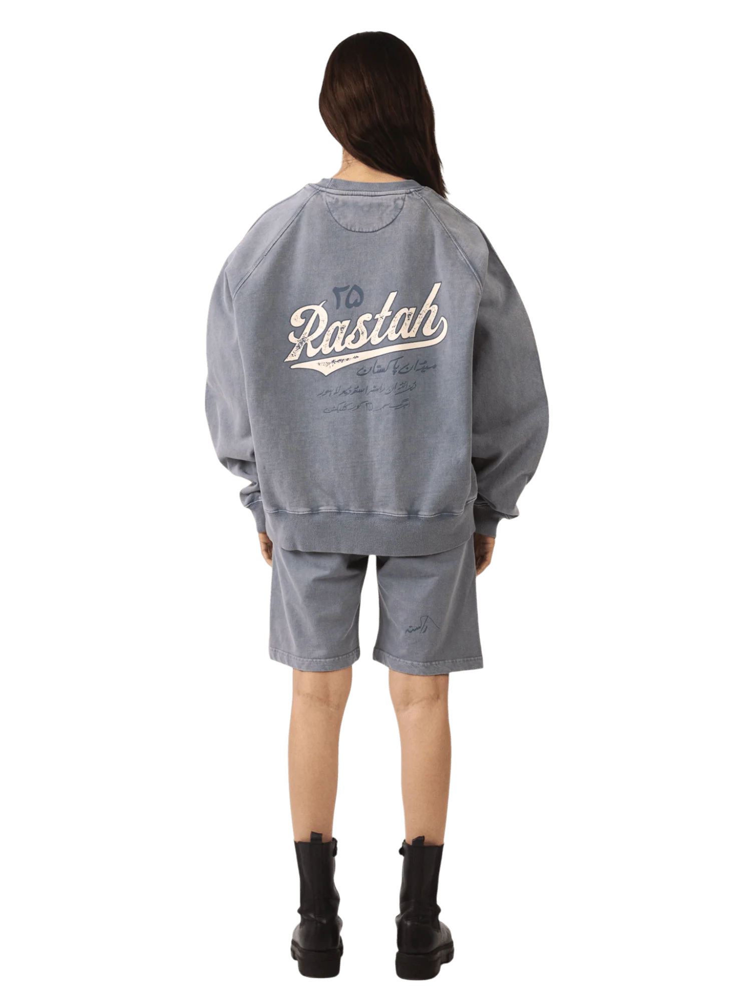 Pale iris acid wash made in PAK sweatshirt (V5) - Image 12