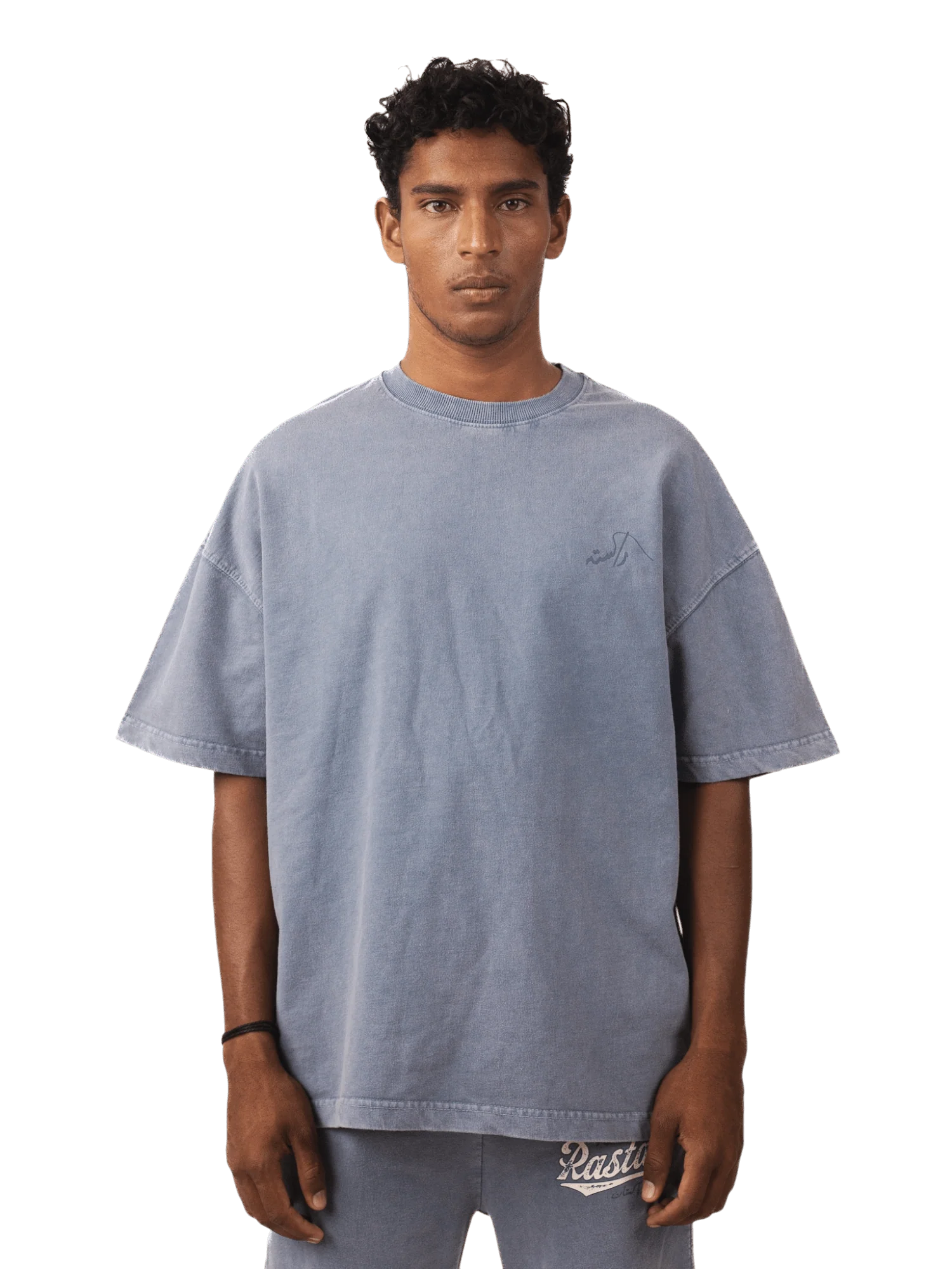 Pale iris acid wash made in PAK T-shirt (V5) - Image 2