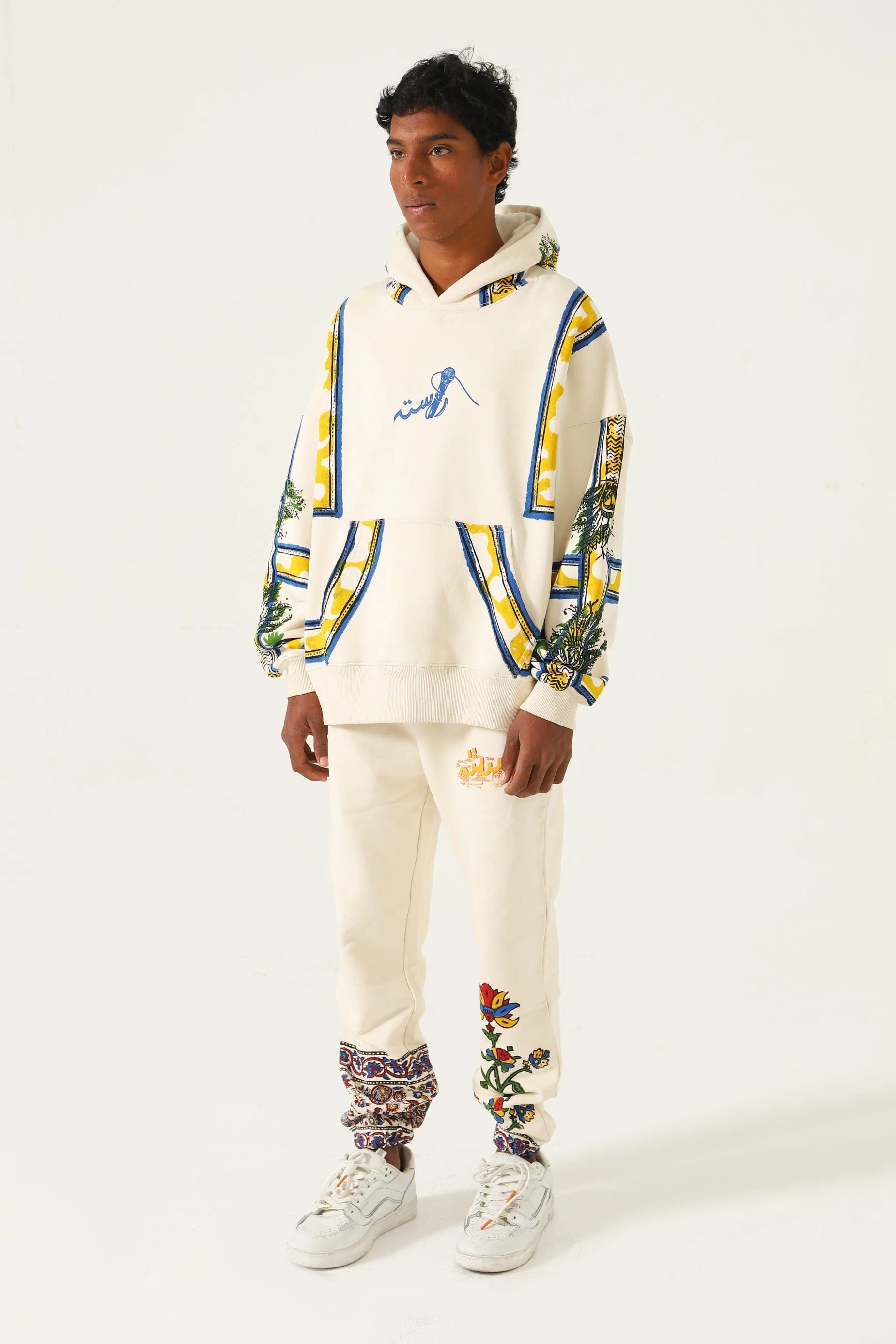 "Palm springs" block print hoodie - Image 3