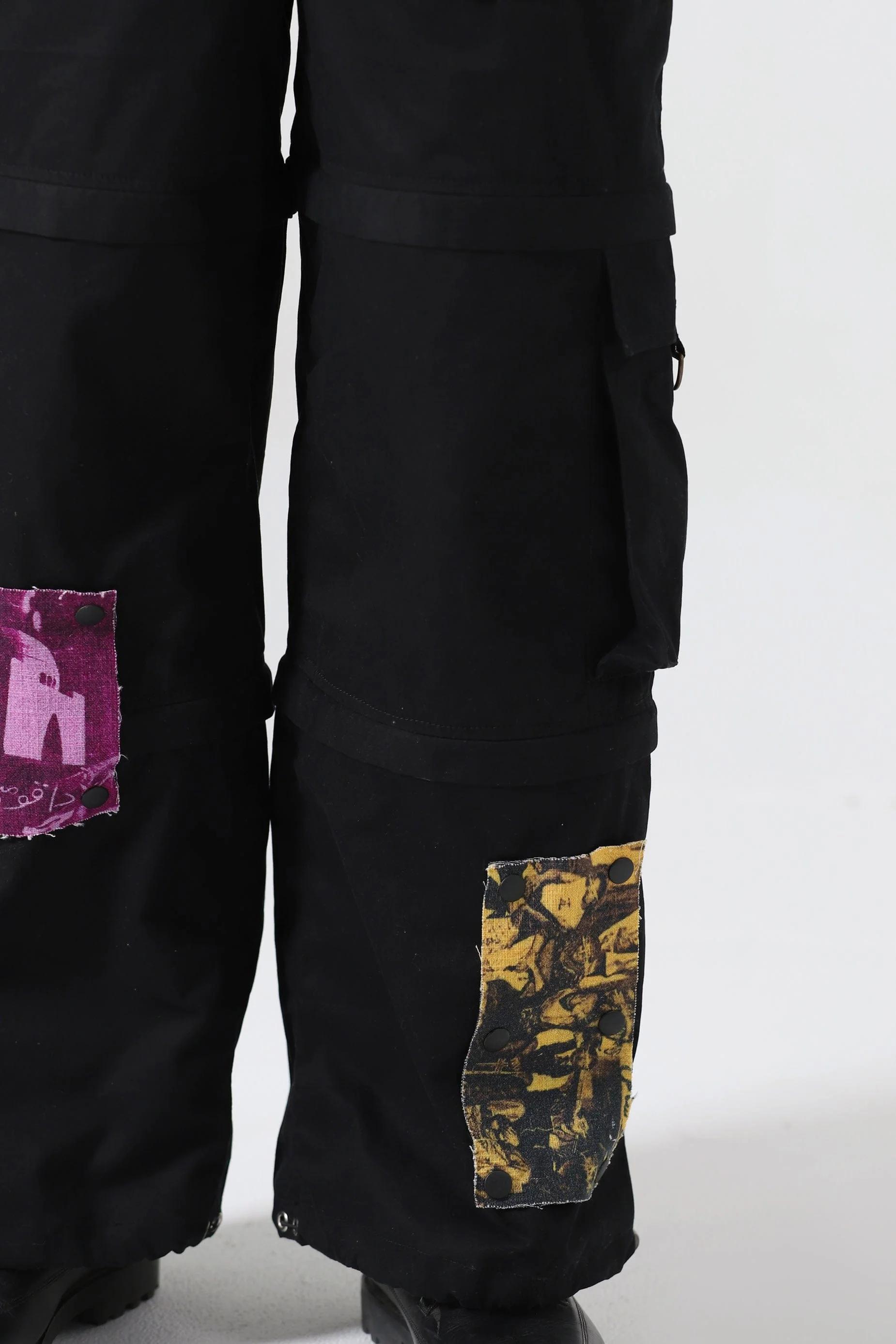 Patchwork cargo pants - Image 17
