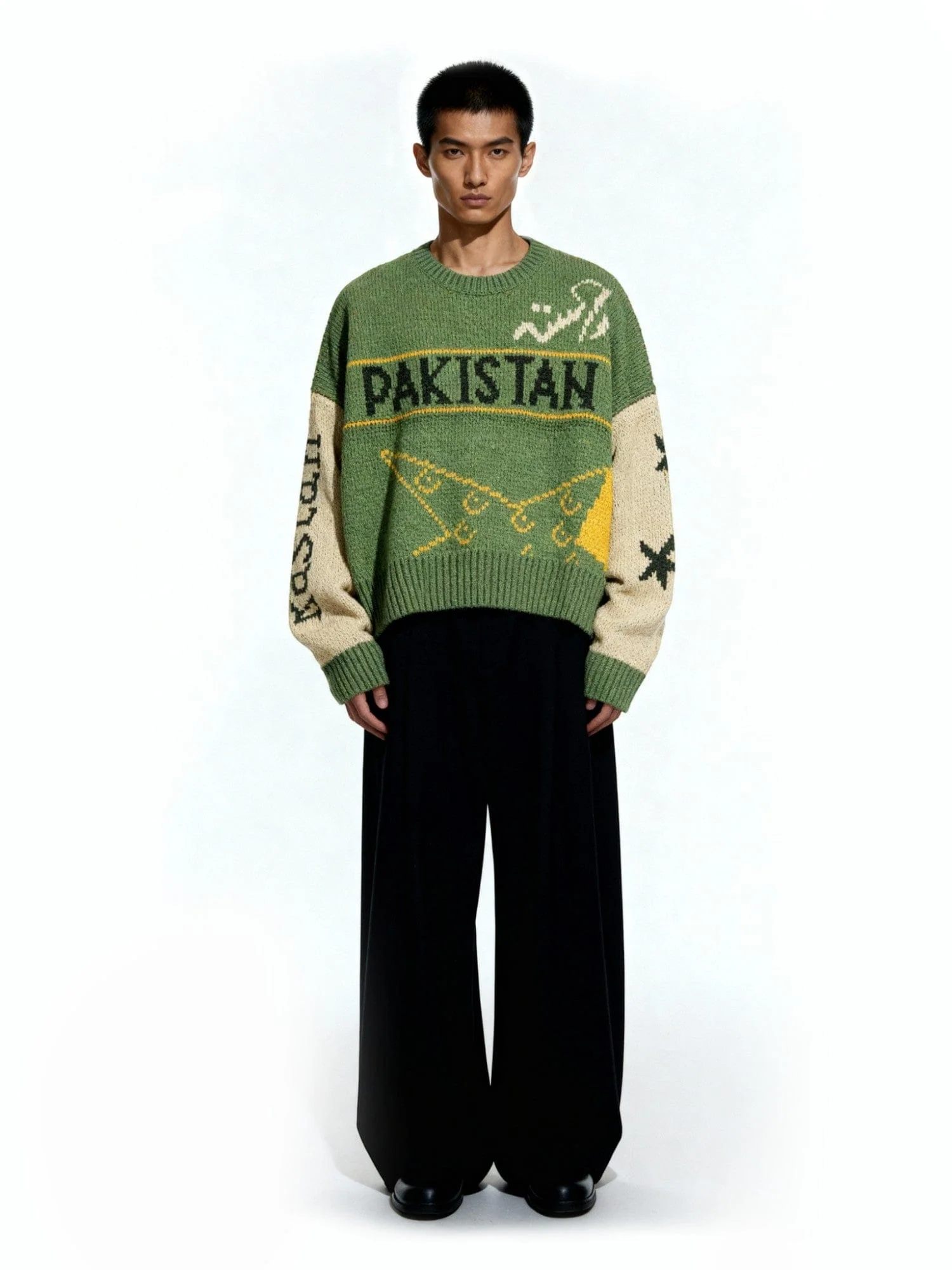 Team Pakistan jacquard sweater - Image 4
