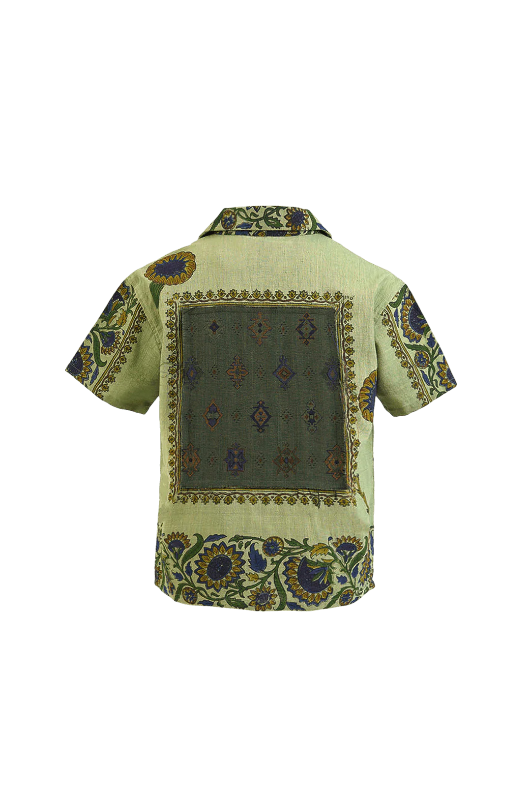 Petals of time block print shirt - Image 14