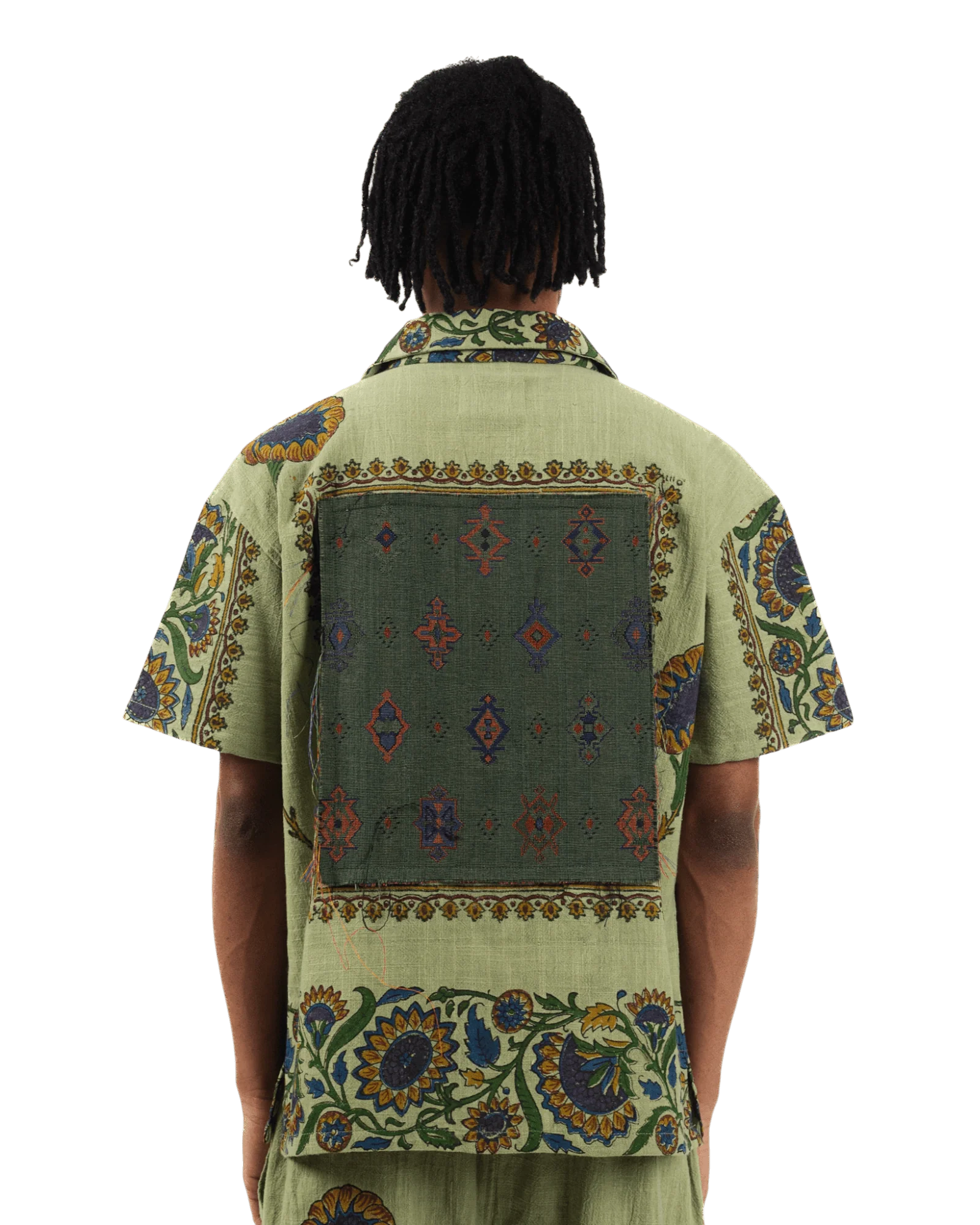 Petals of time block print shirt - Image 7
