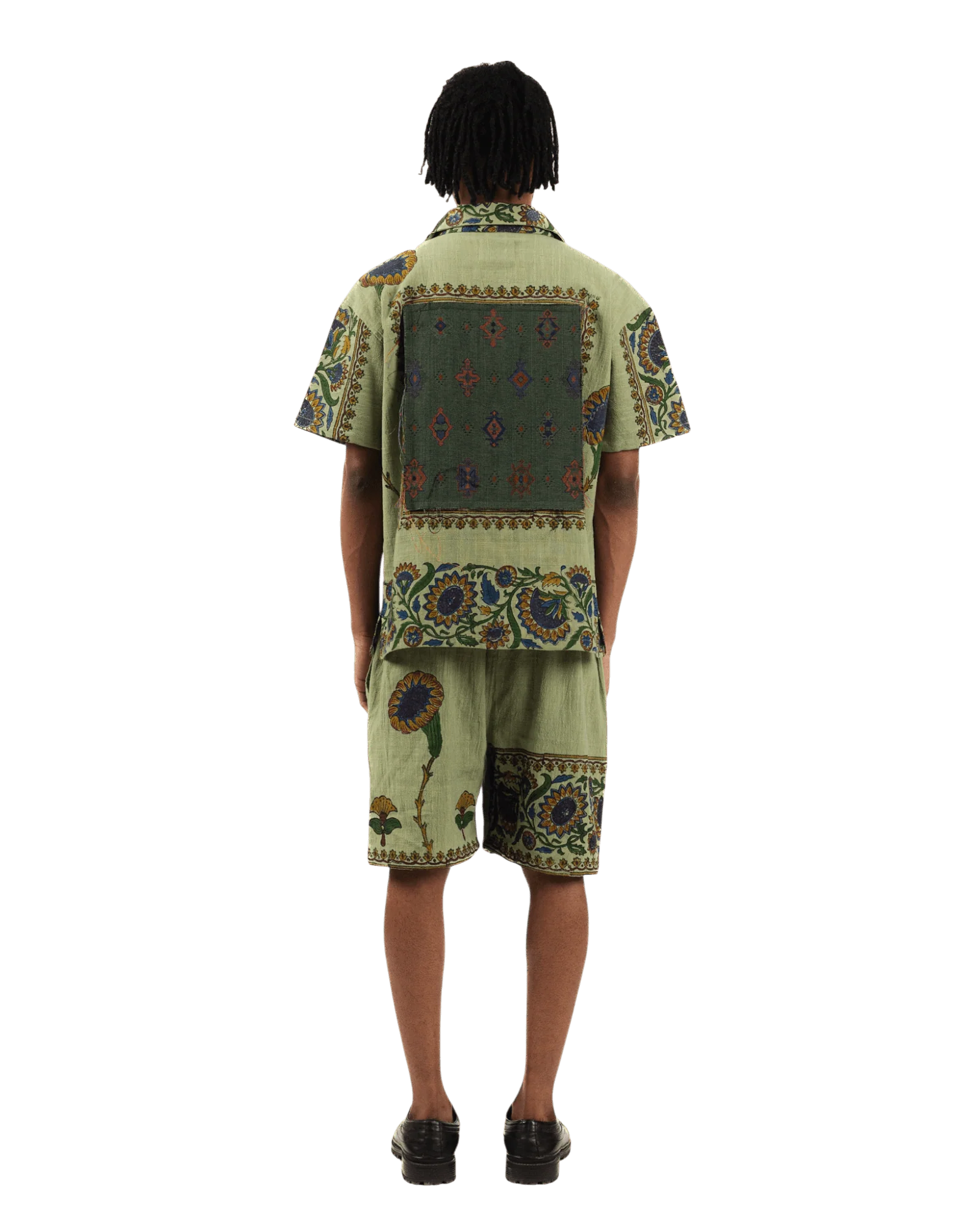 Petals of time block print shirt - Image 8