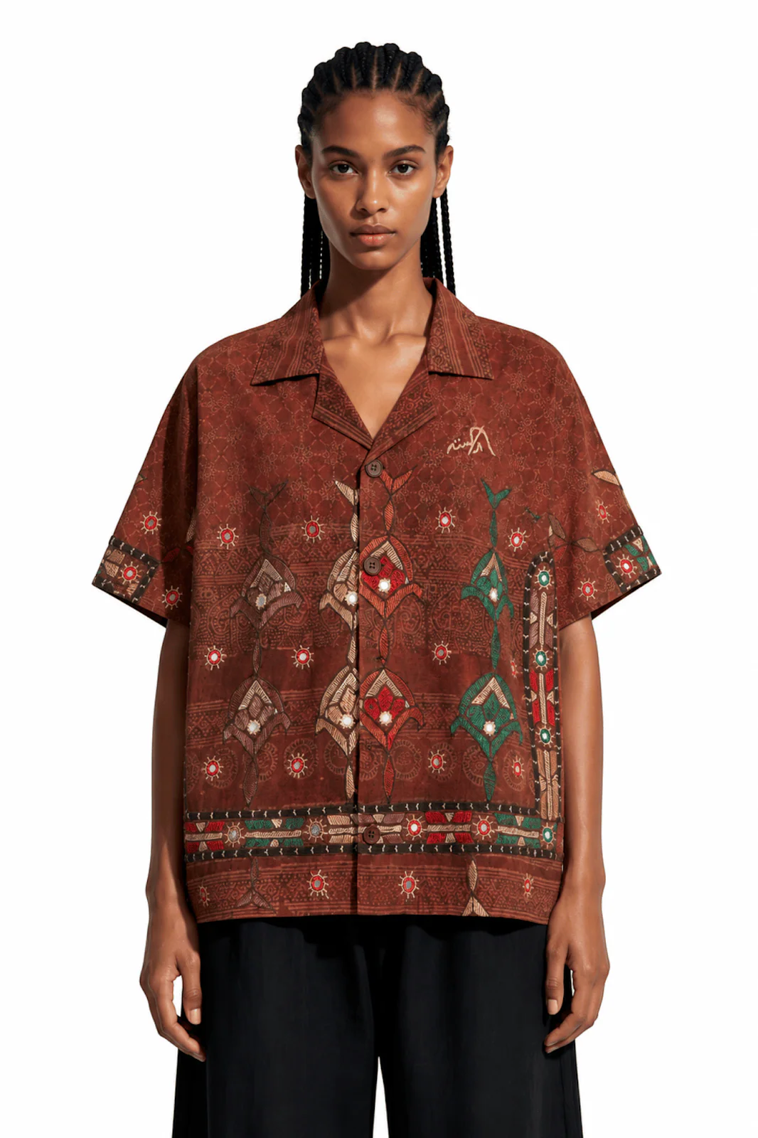 Phulkari Button Down - Image 7