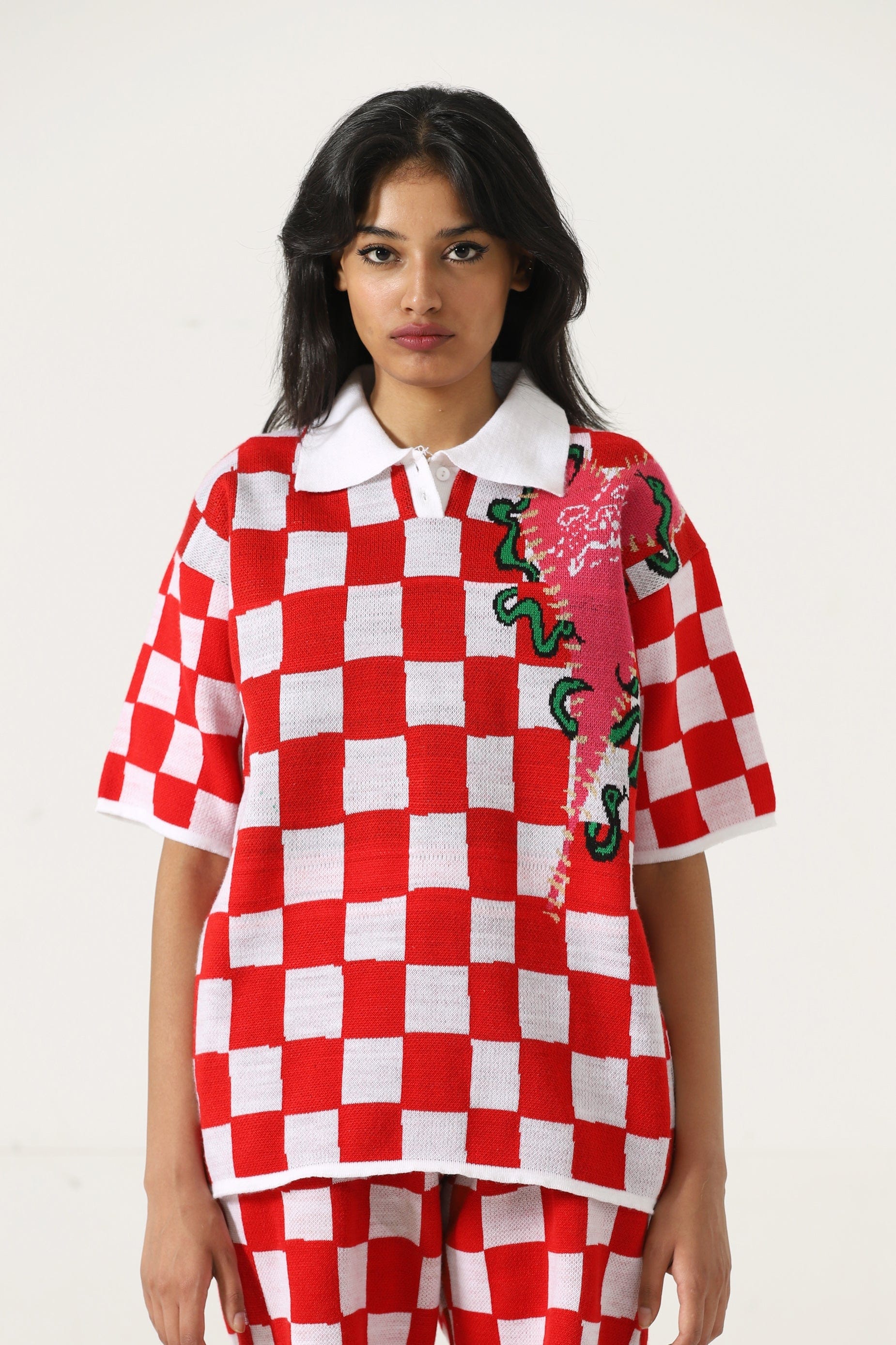 "Playful past" knit polo - Image 3