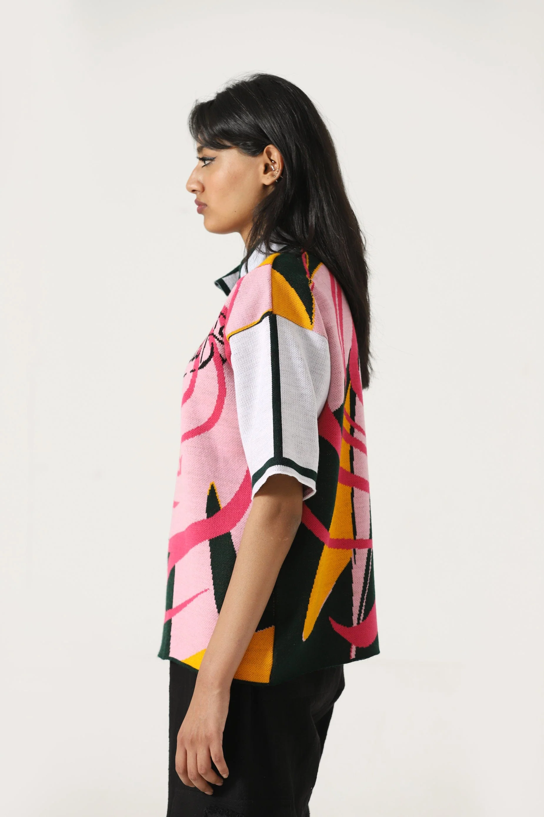"Broken glass" knit polo - Image 9