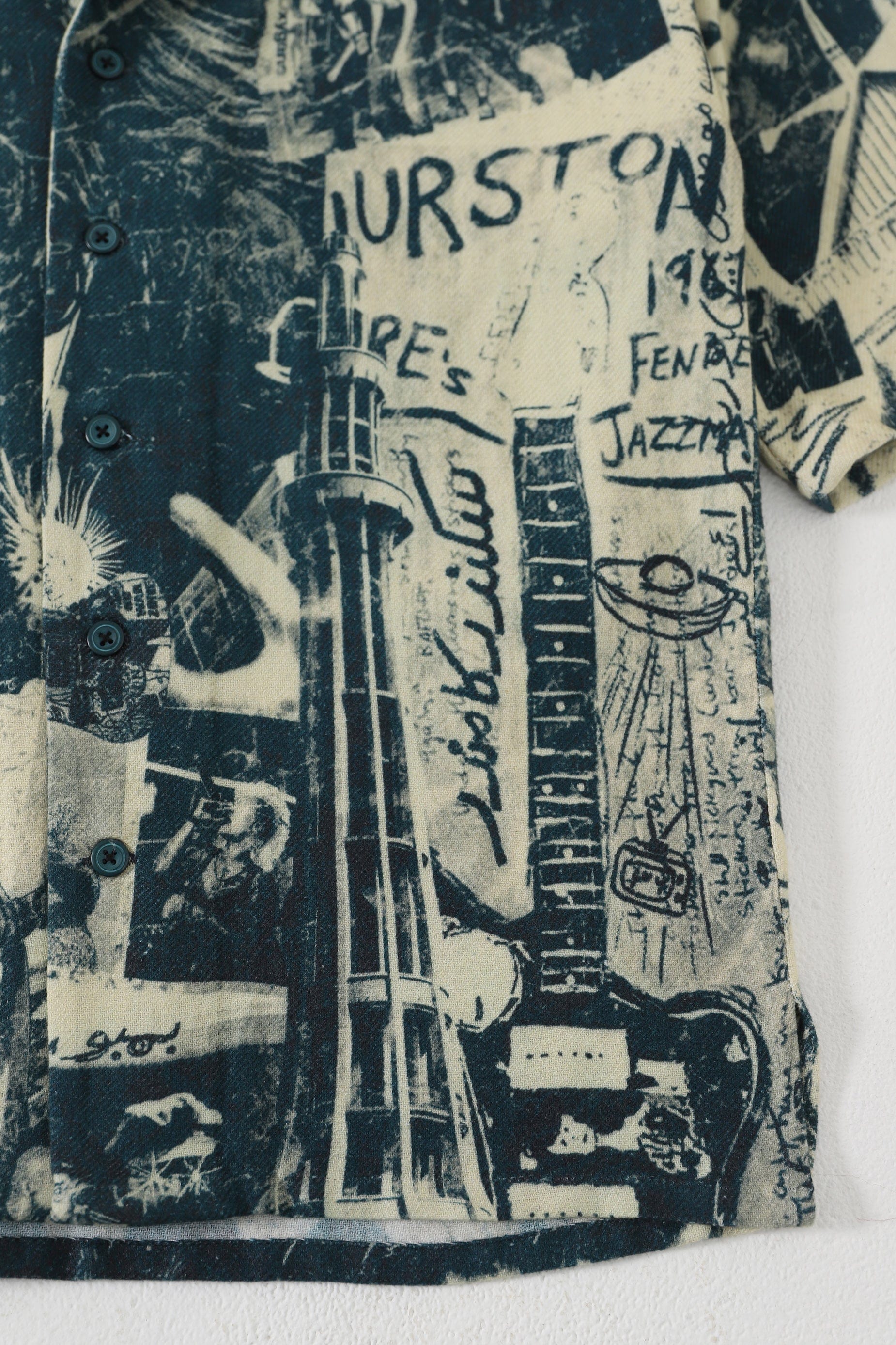 Printed handwoven button-down - Image 6