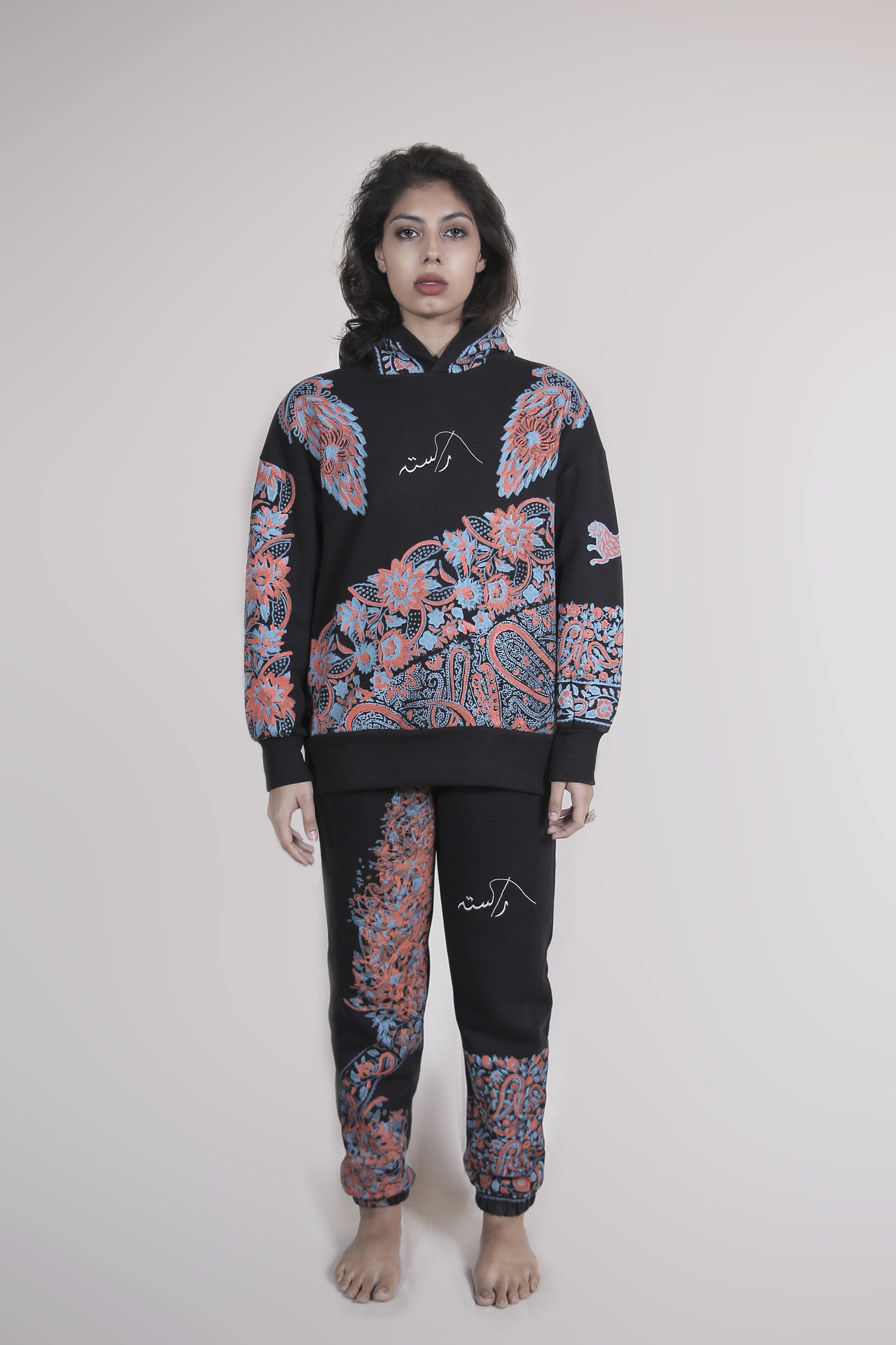 Psychedelic block-print sweatpants - Image 3