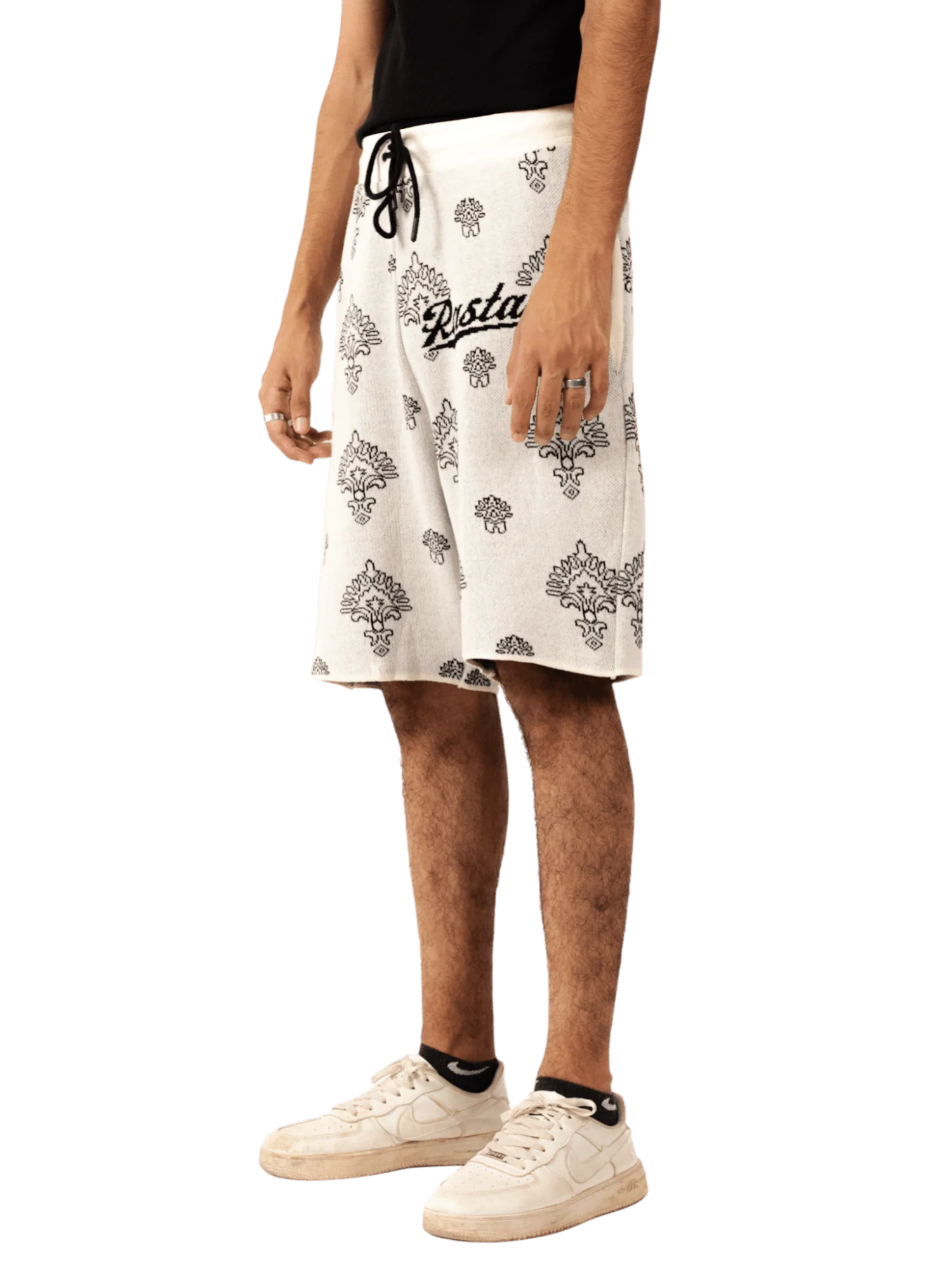 Rastah jacquard knit shorts - Image 6