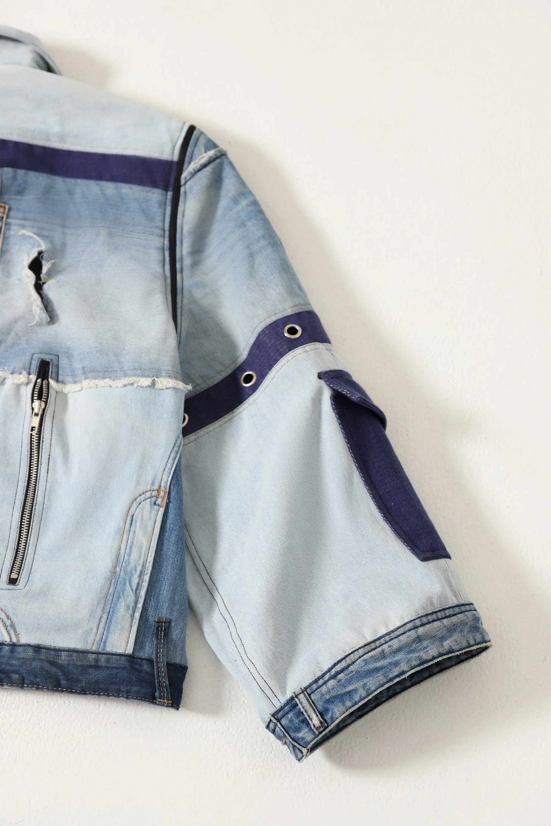 Upcycled denim jacket - Image 8