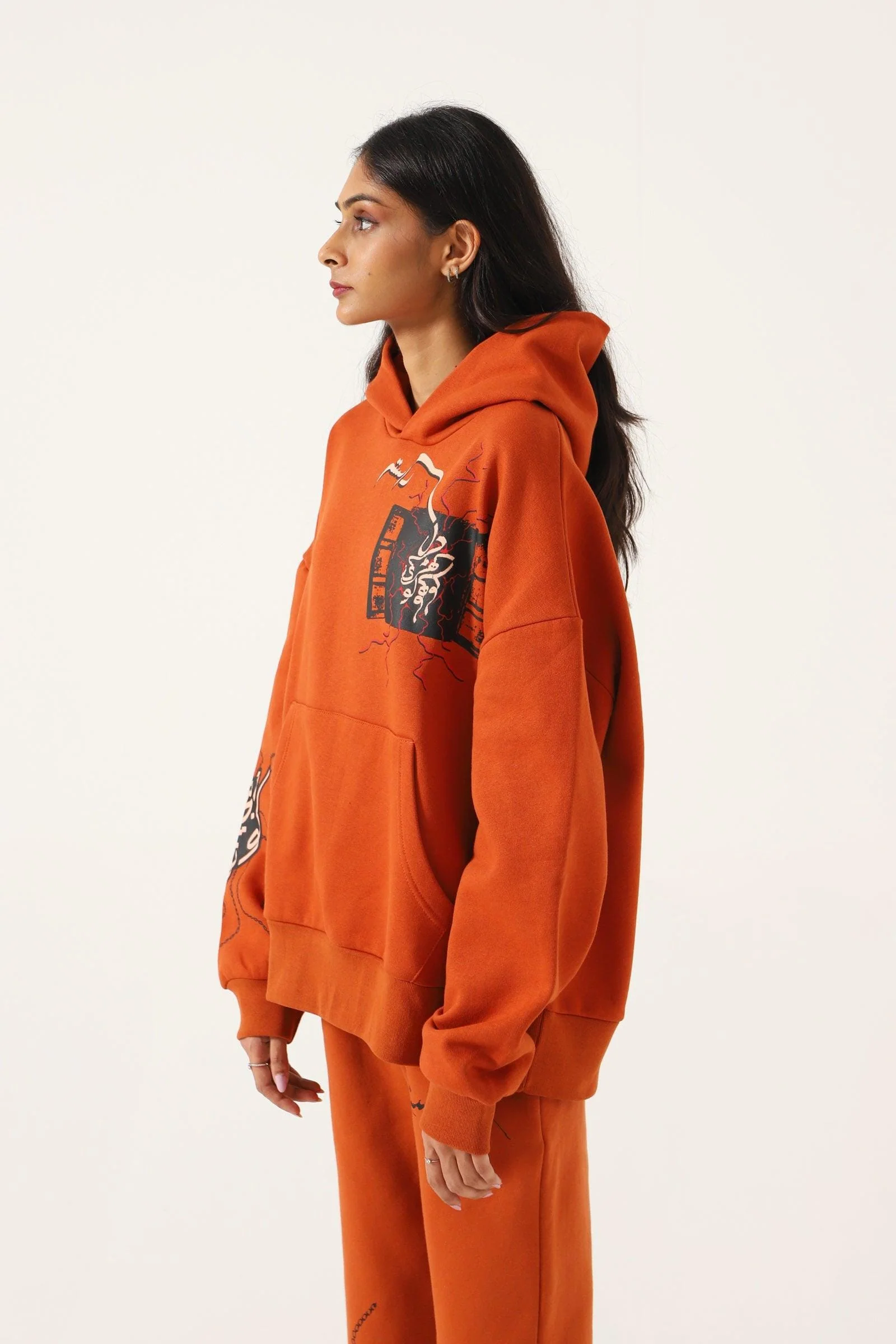 "Enlightenment" rust hoodie - Image 10