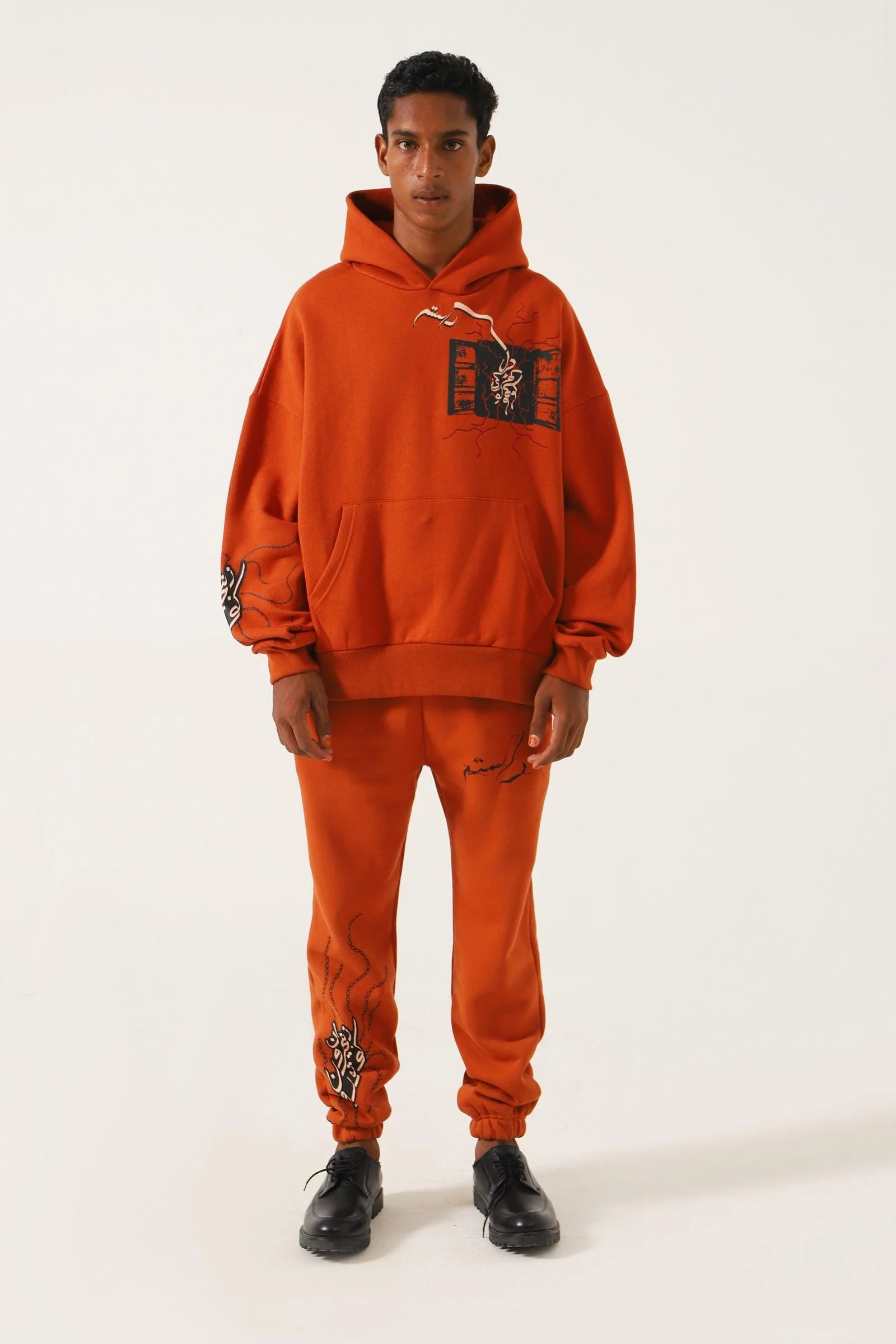 "Enlightenment" rust hoodie - Image 13