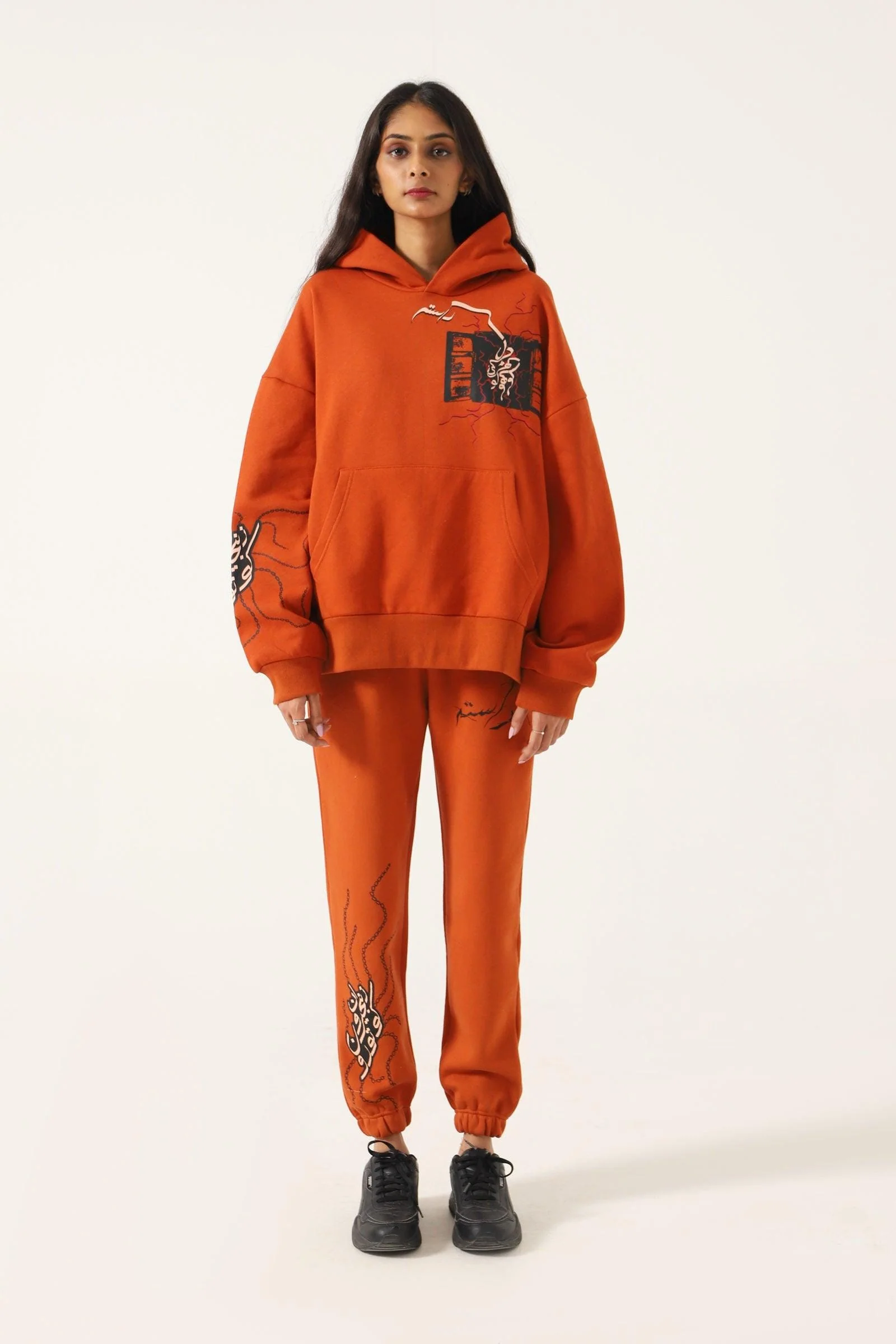 "Enlightenment" rust hoodie - Image 6