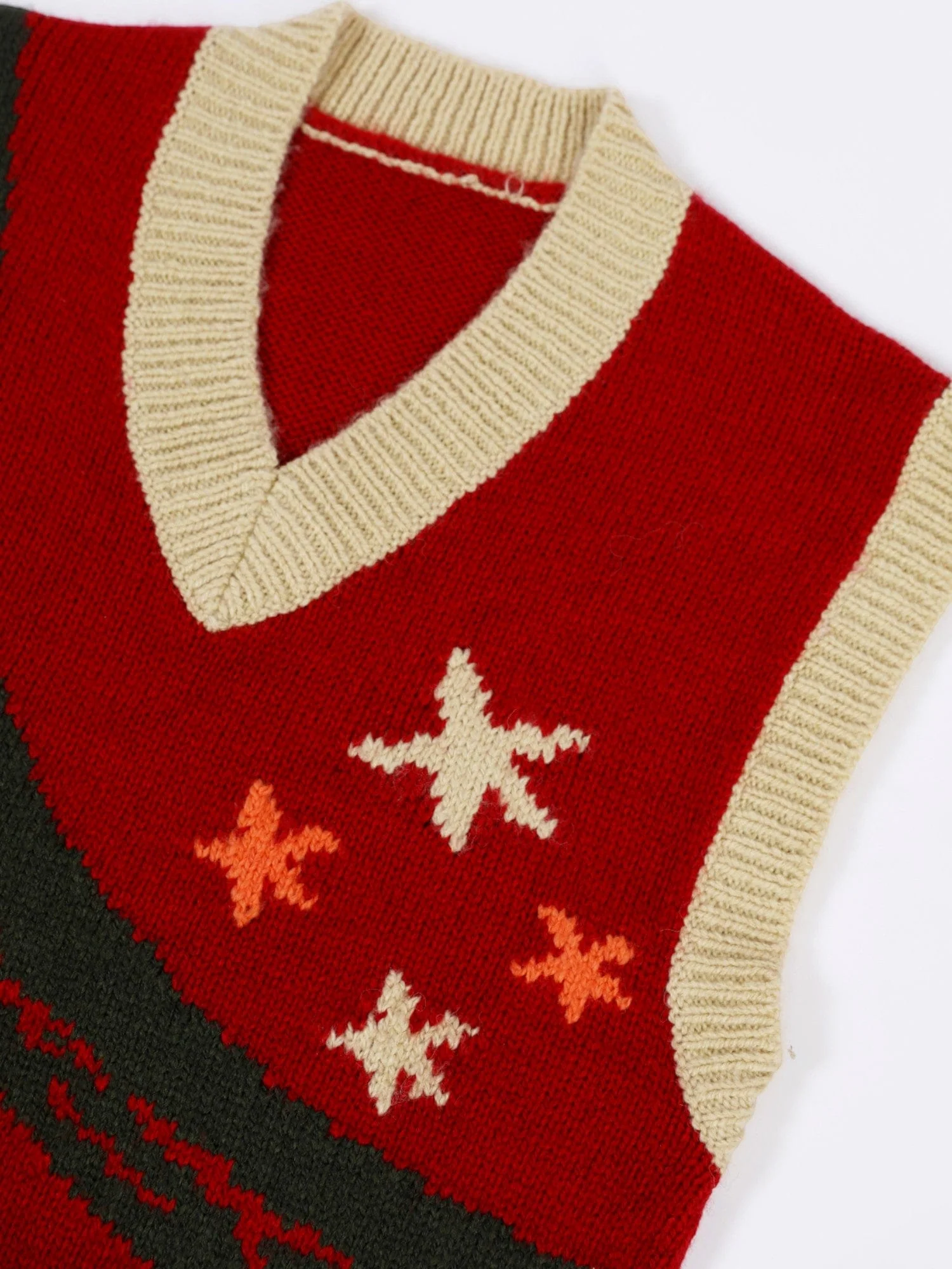 Red racer woolen vest - Image 11