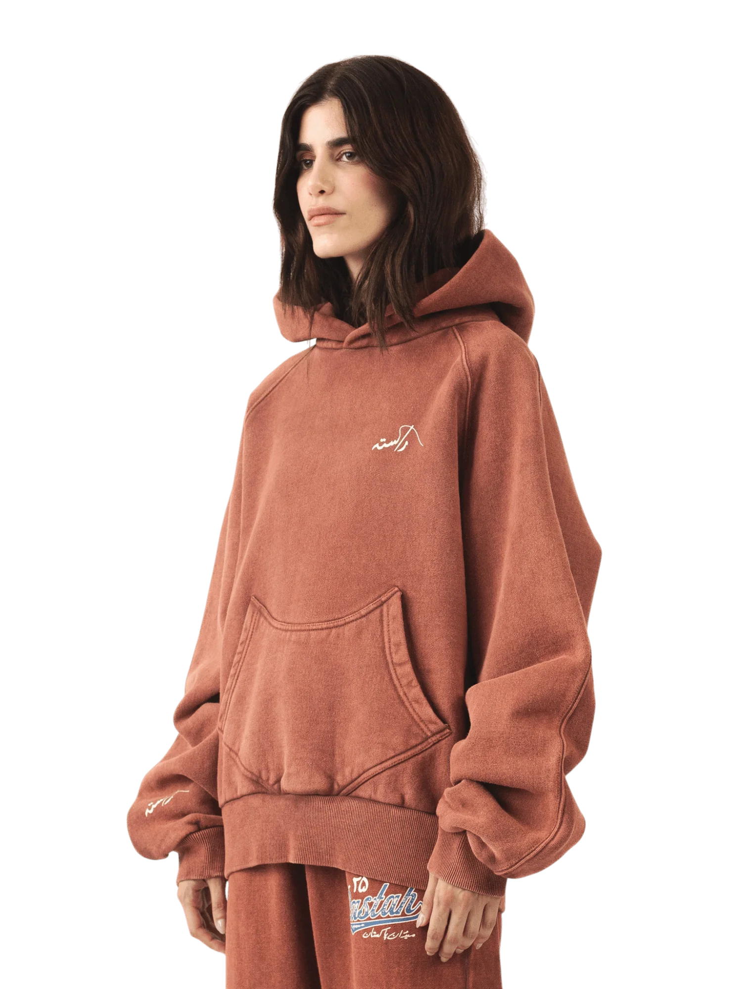 Rust acid wash made in PAK hoodie (V5) - Image 10
