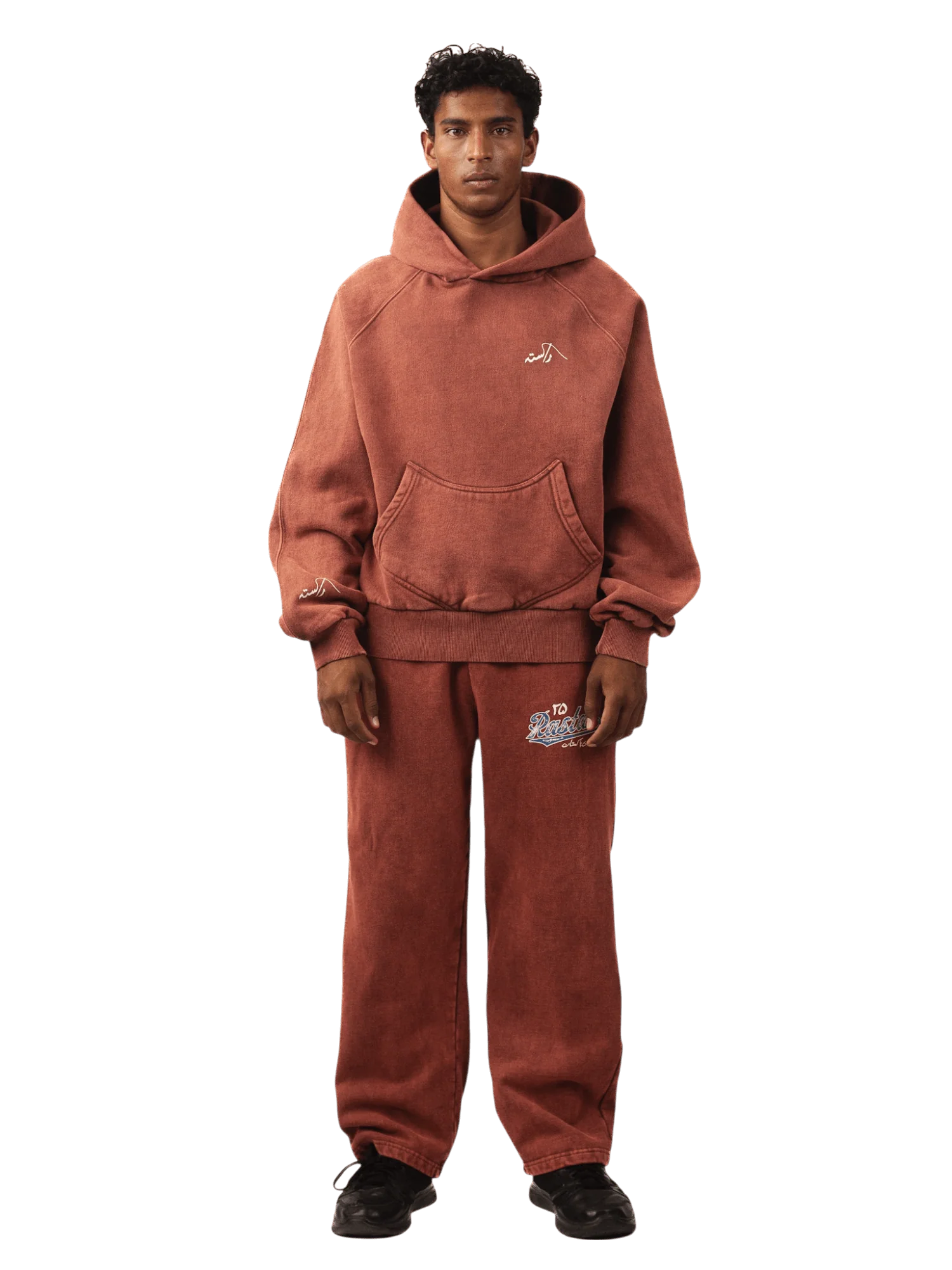 Rust acid wash made in PAK hoodie (V5) - Image 3