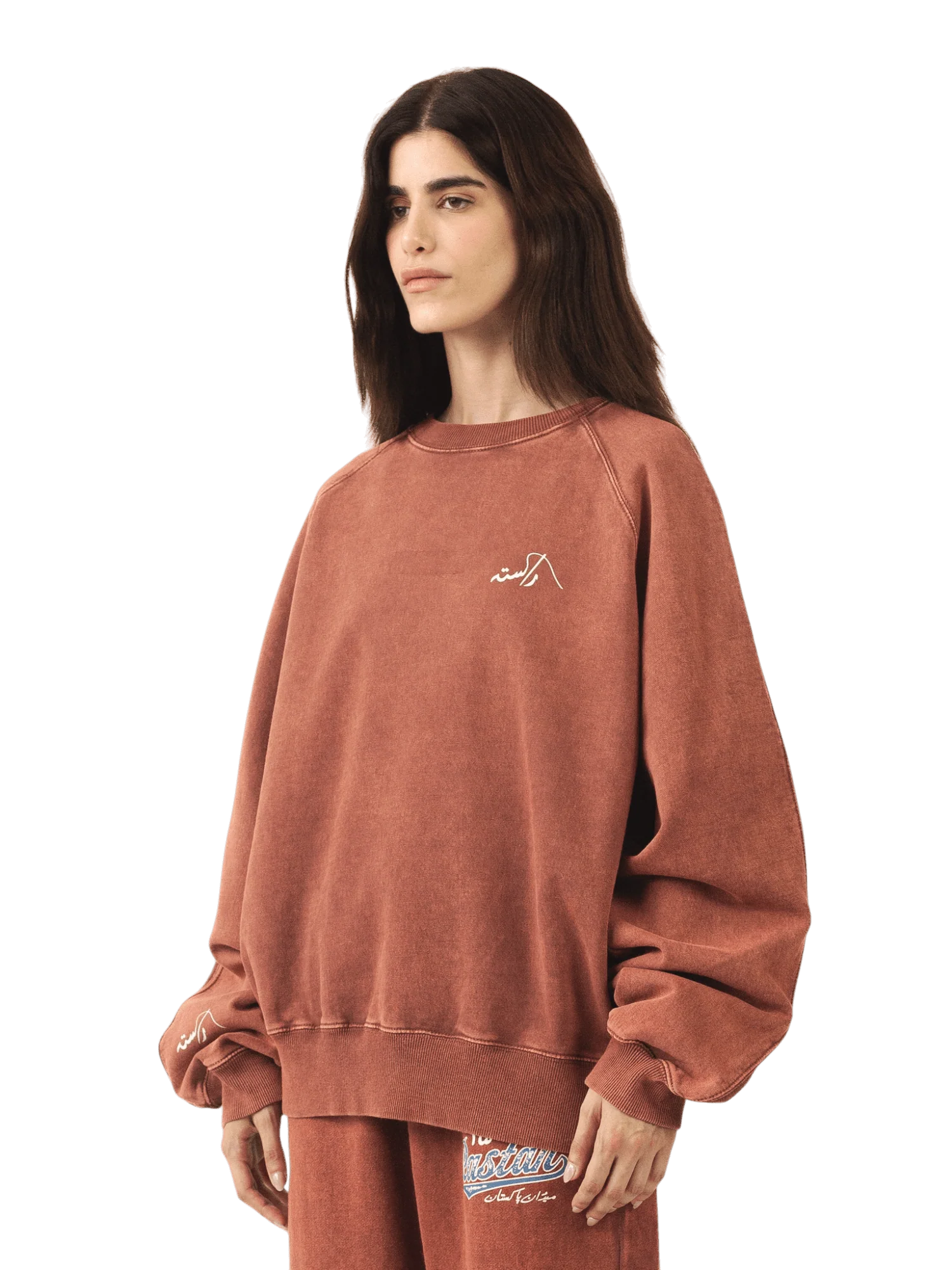 Rust acid wash made in PAK sweatshirt (V5) - Image 10