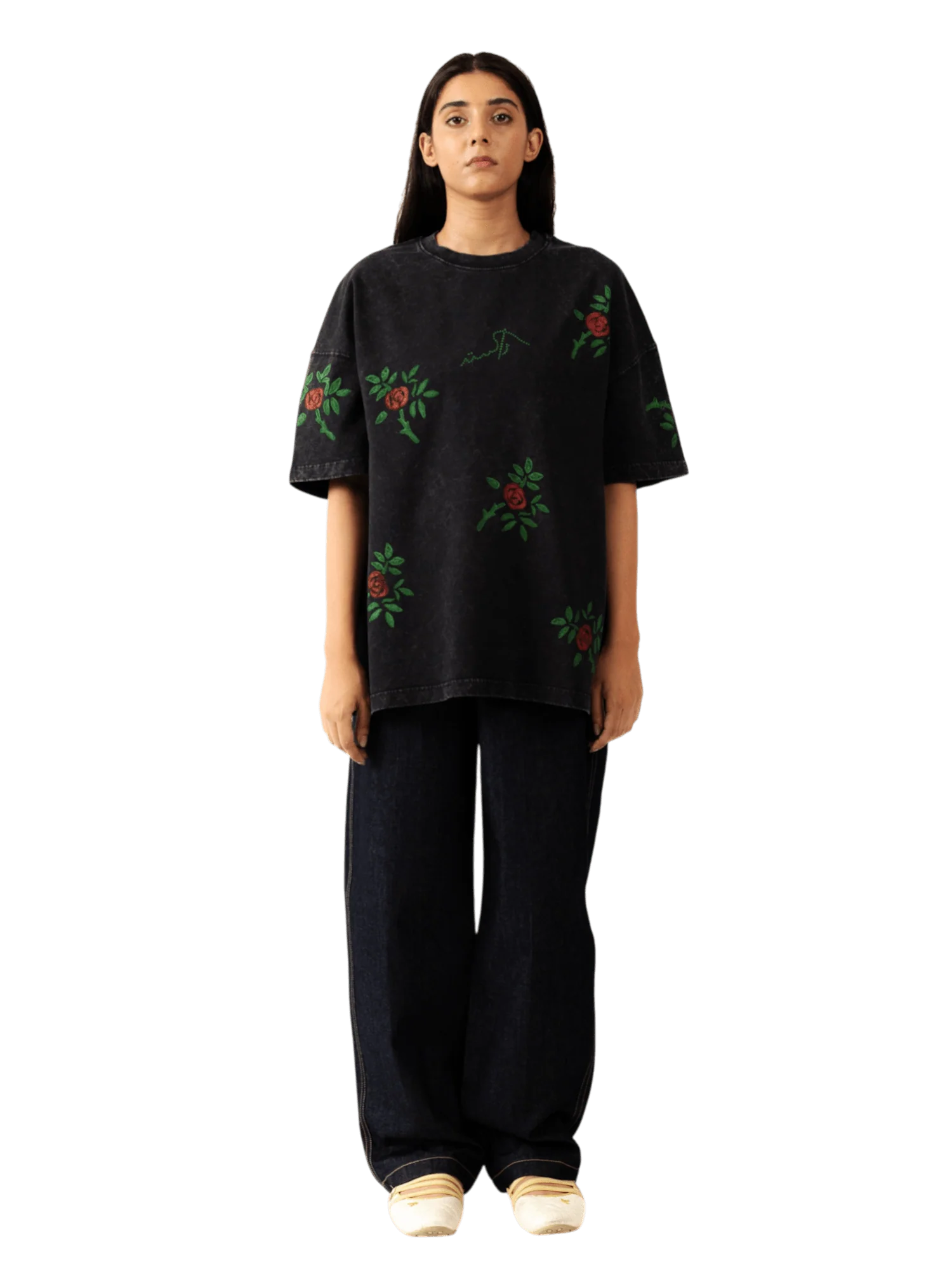 Safar-E-Gul block print T-shirt - Image 10