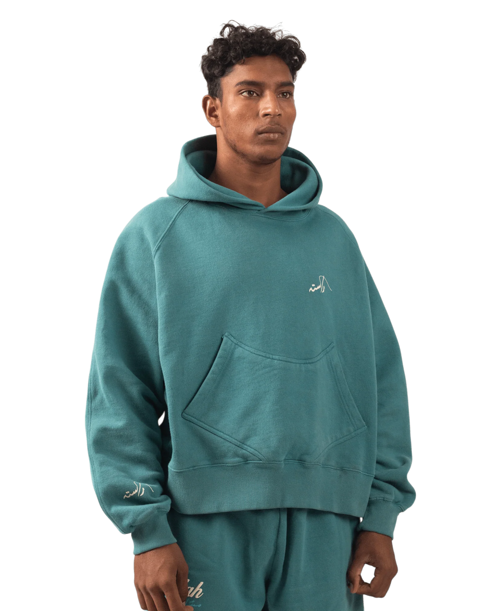 Sea green made in PAK hoodie (V4) - Image 6
