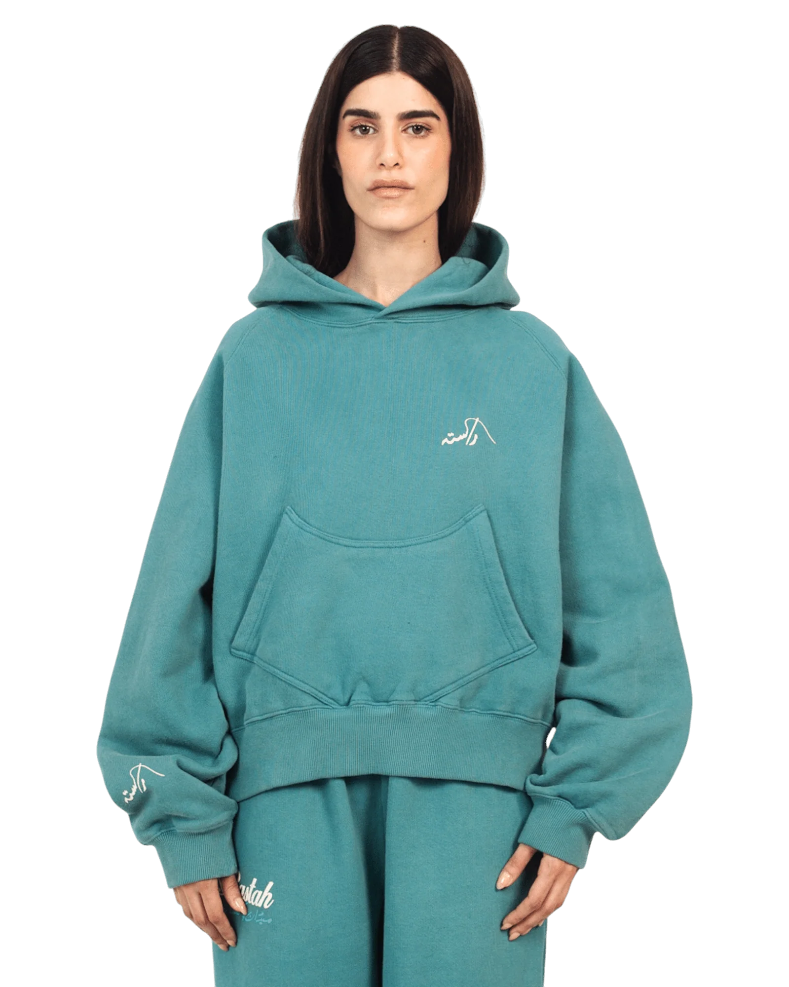 Sea green made in PAK hoodie (V4) - Image 9