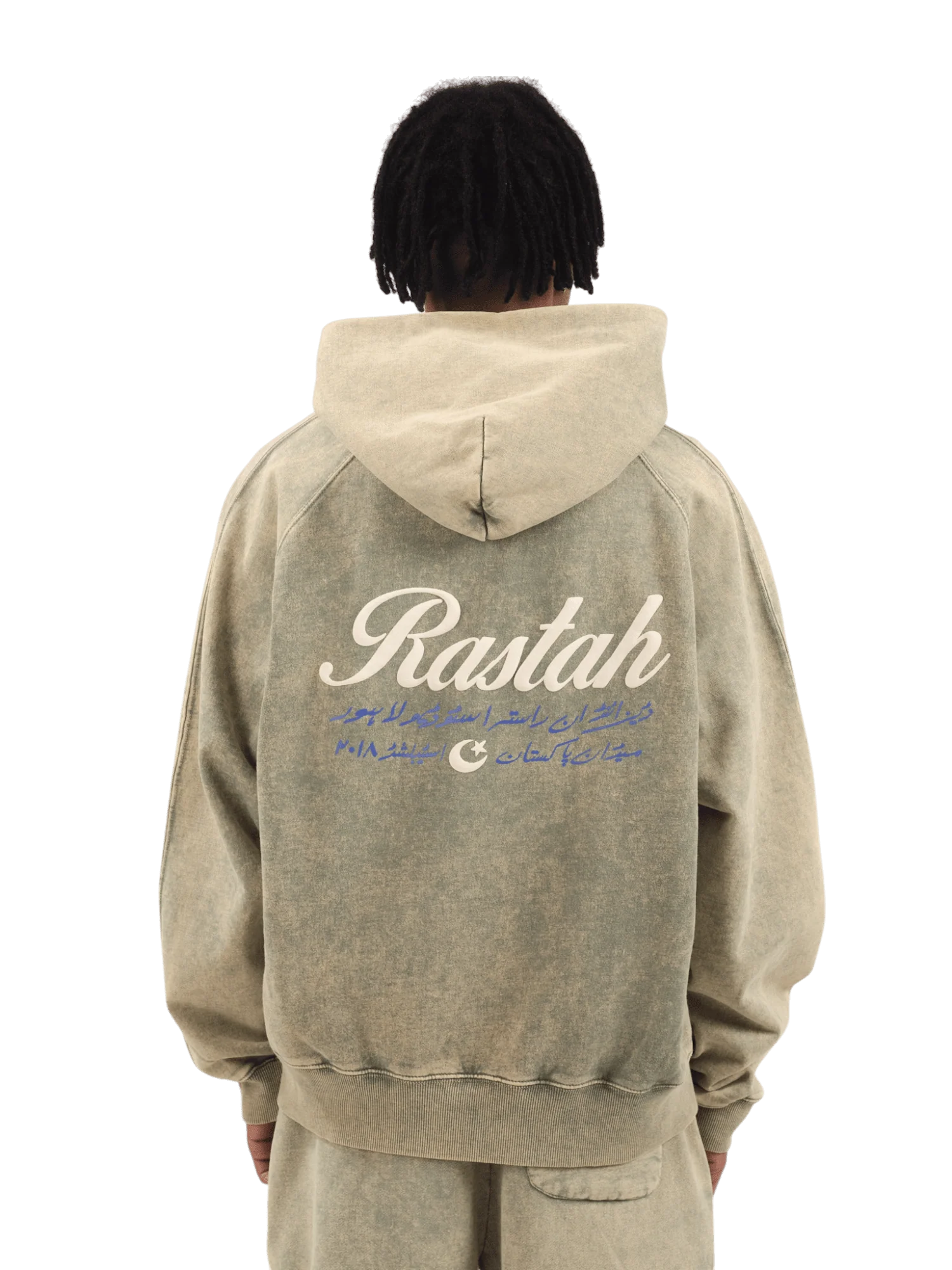 Seafoam acid wash made in PAK hoodie (V4) - Image 2