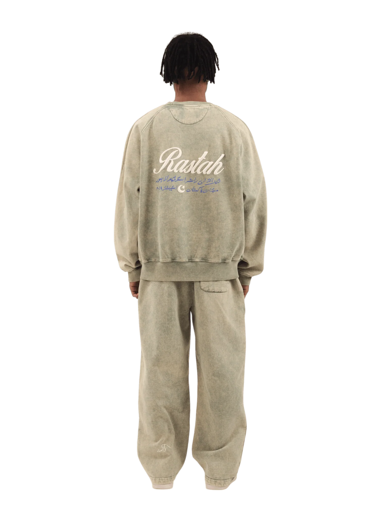 Seafoam acid wash made in PAK sweatshirt (V4) - Image 8