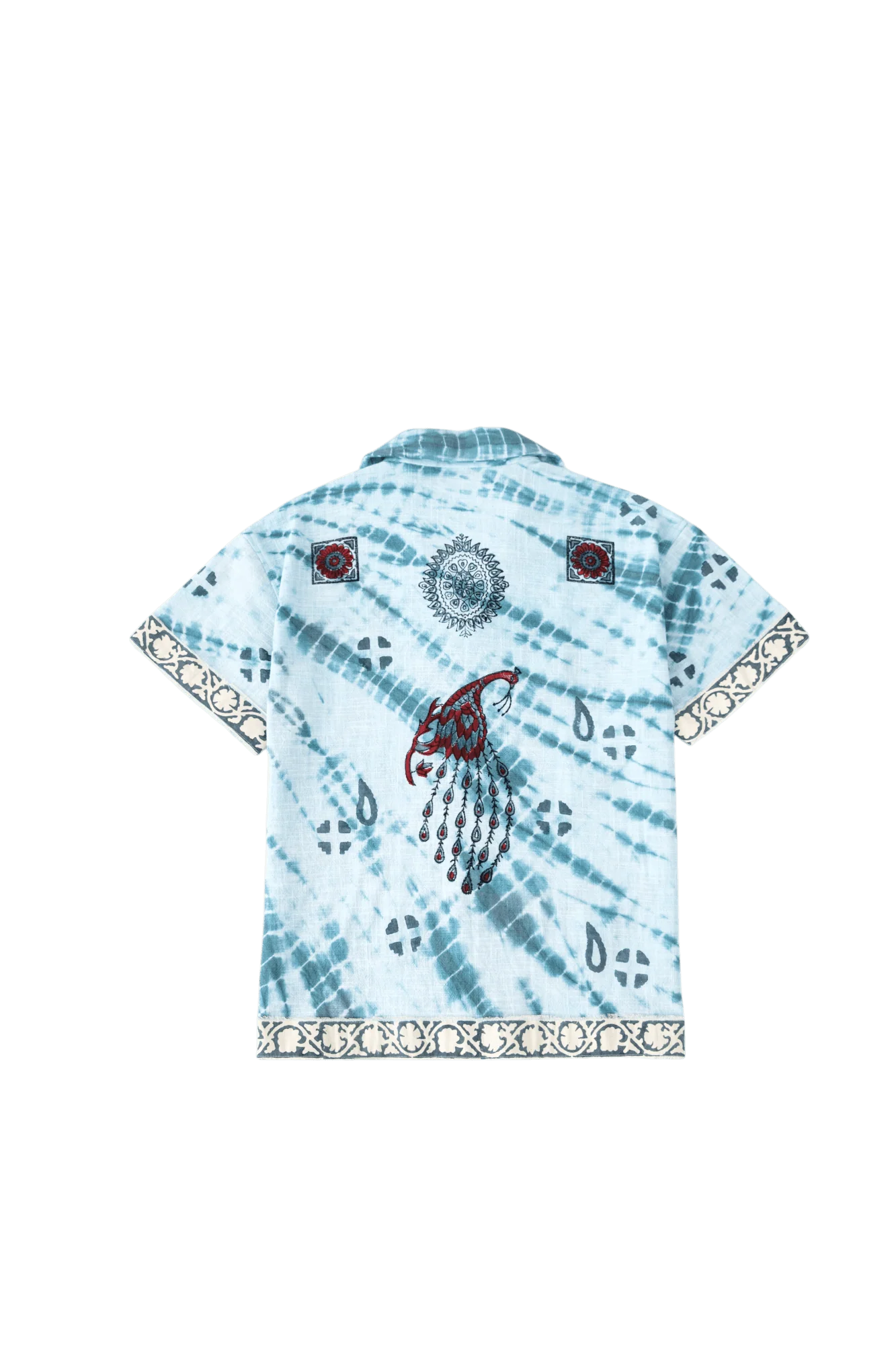 Sheesha block print button-down - Image 14