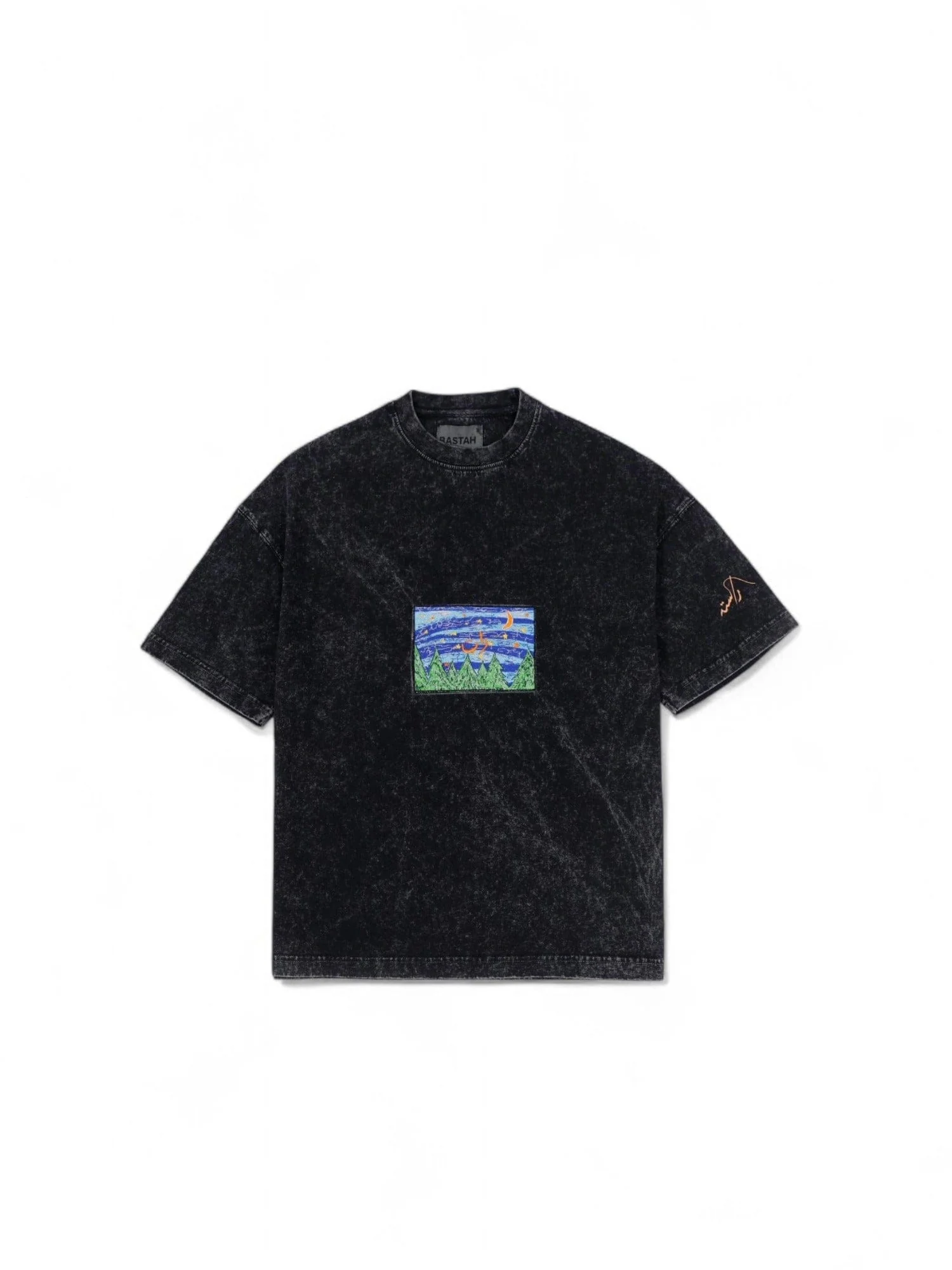 Embroidered patchwork T-shirt - Image 3
