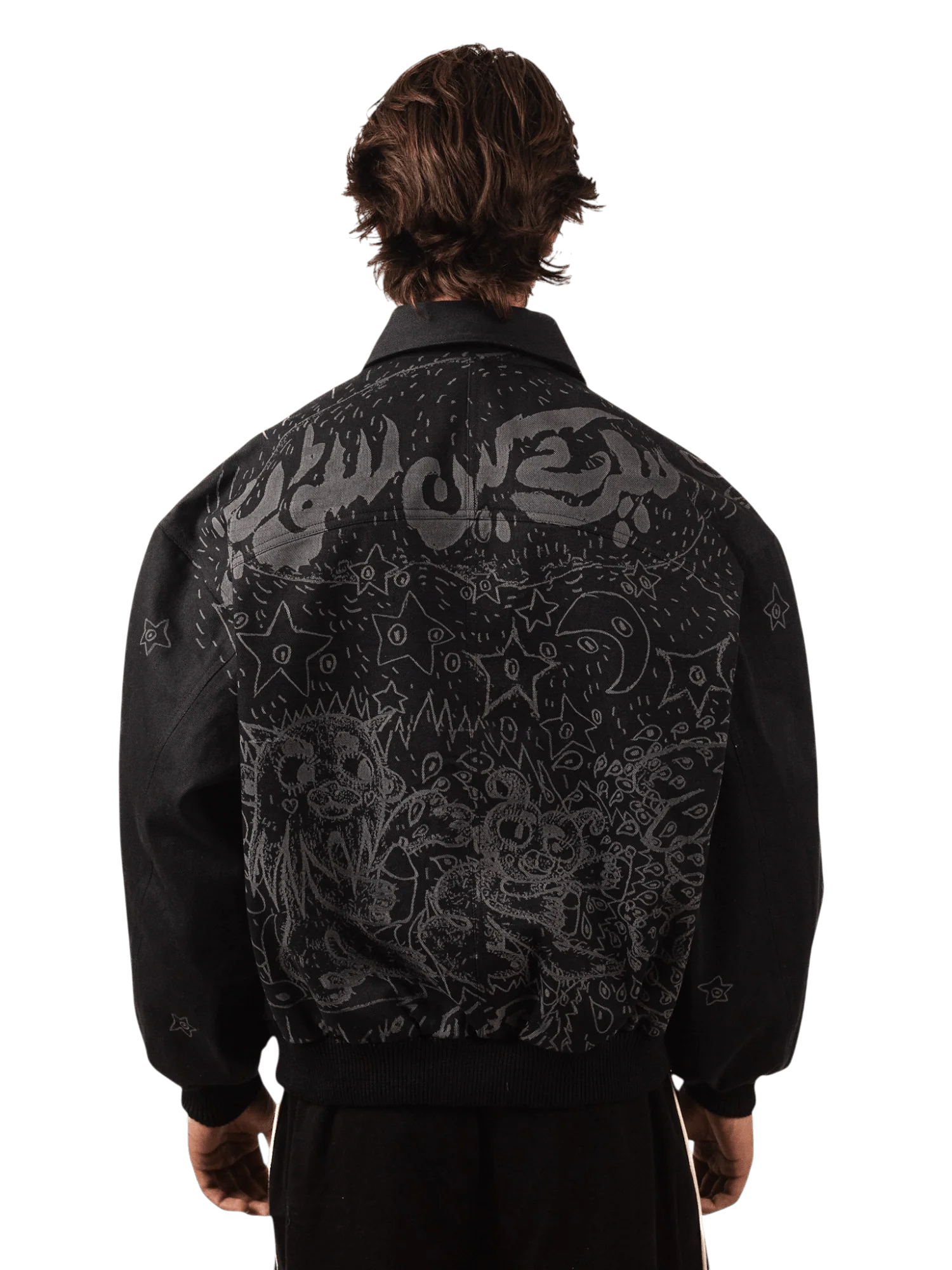 Studio shadows denim bomber - Image 2