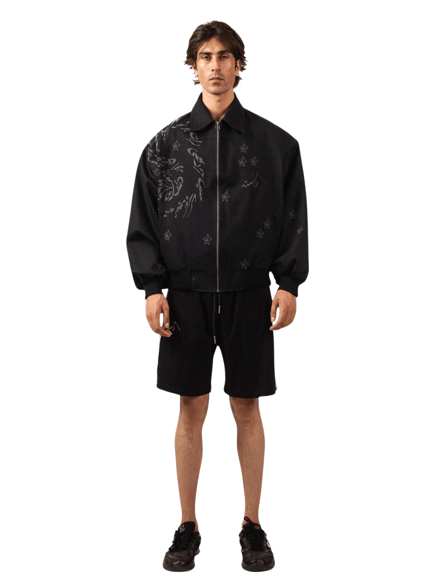 Studio shadows denim bomber - Image 4