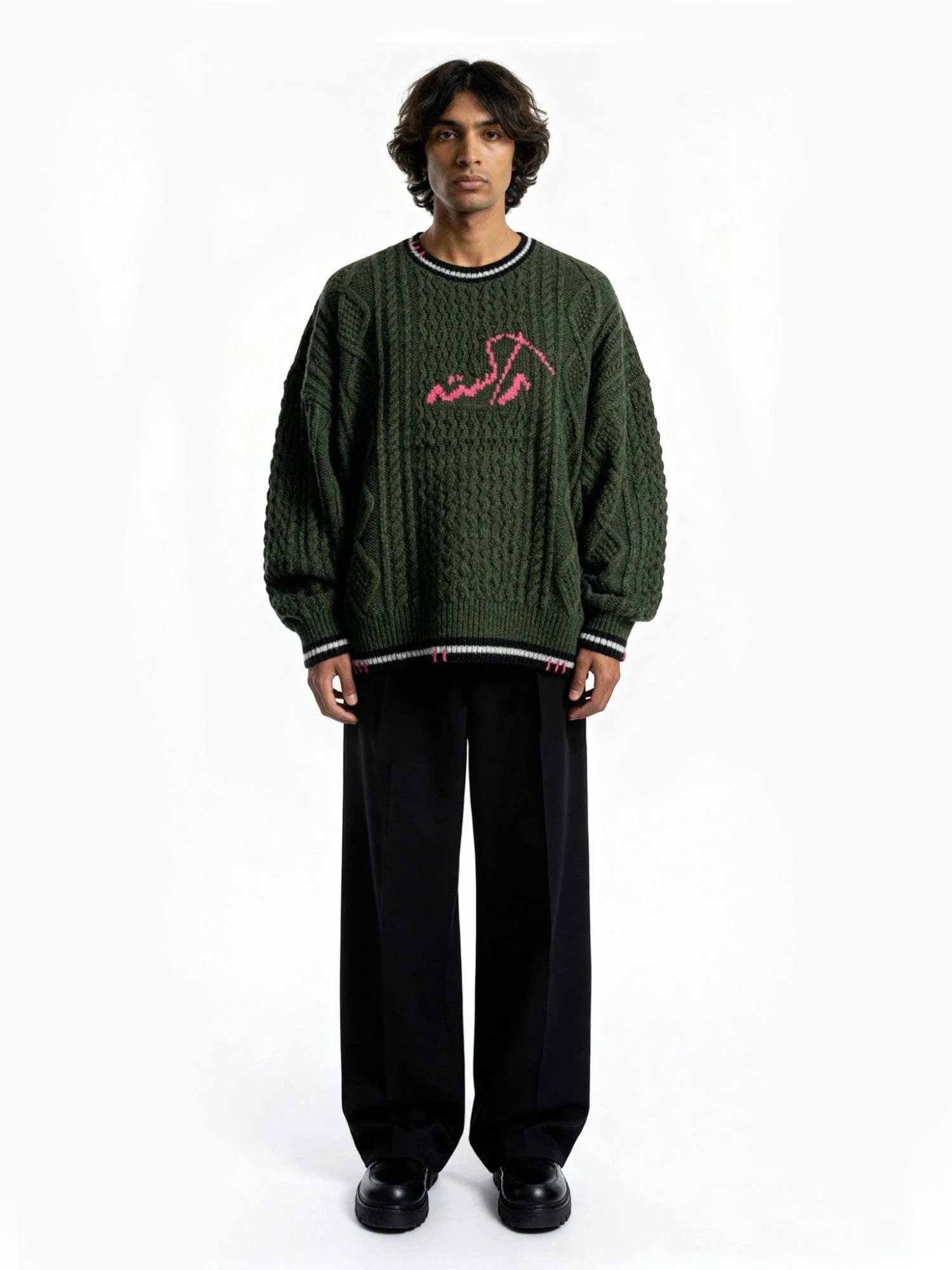 Cable-Knit logo sweater - Image 4