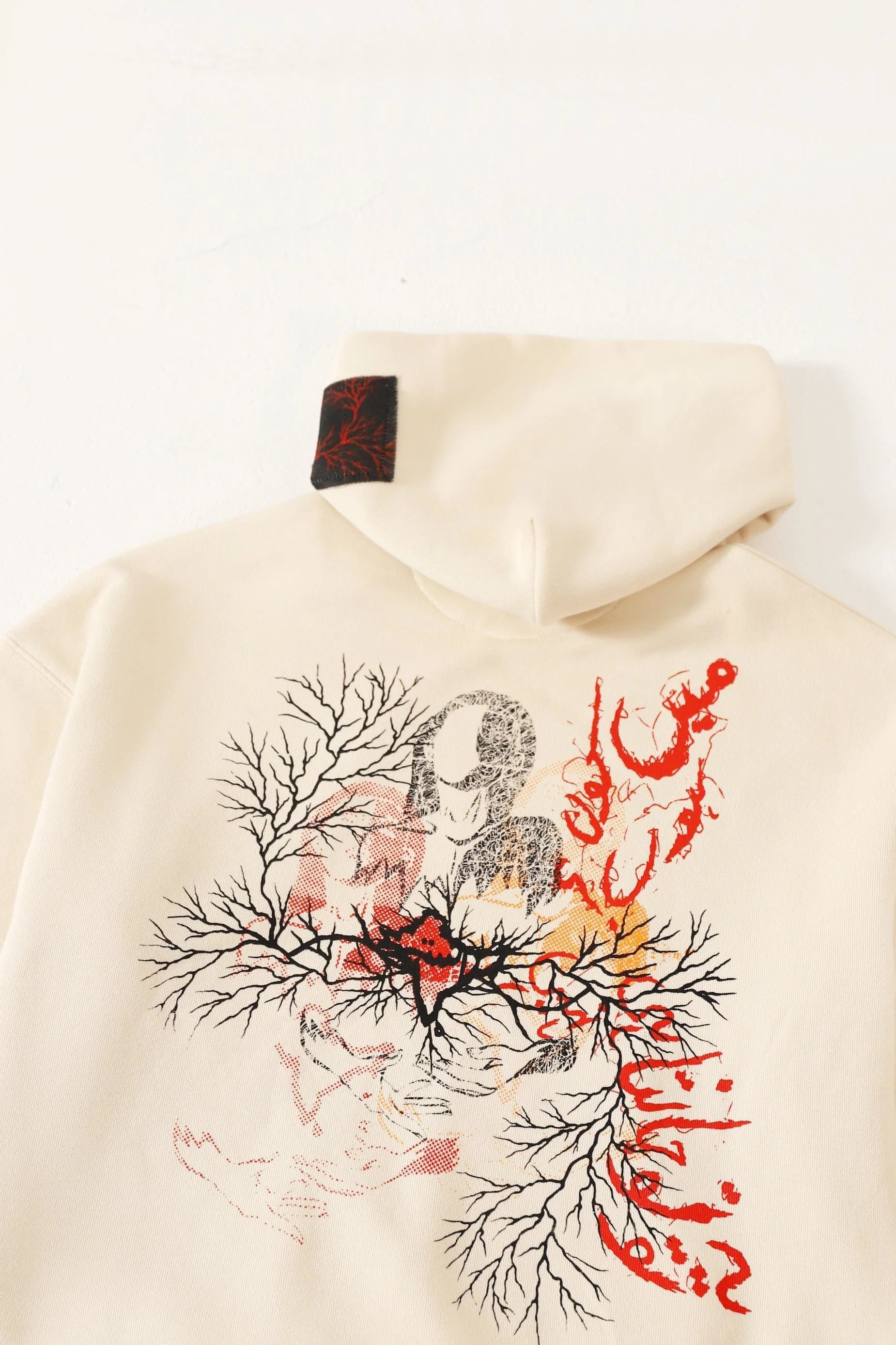 "Subcontinent" beige hoodie - Image 11