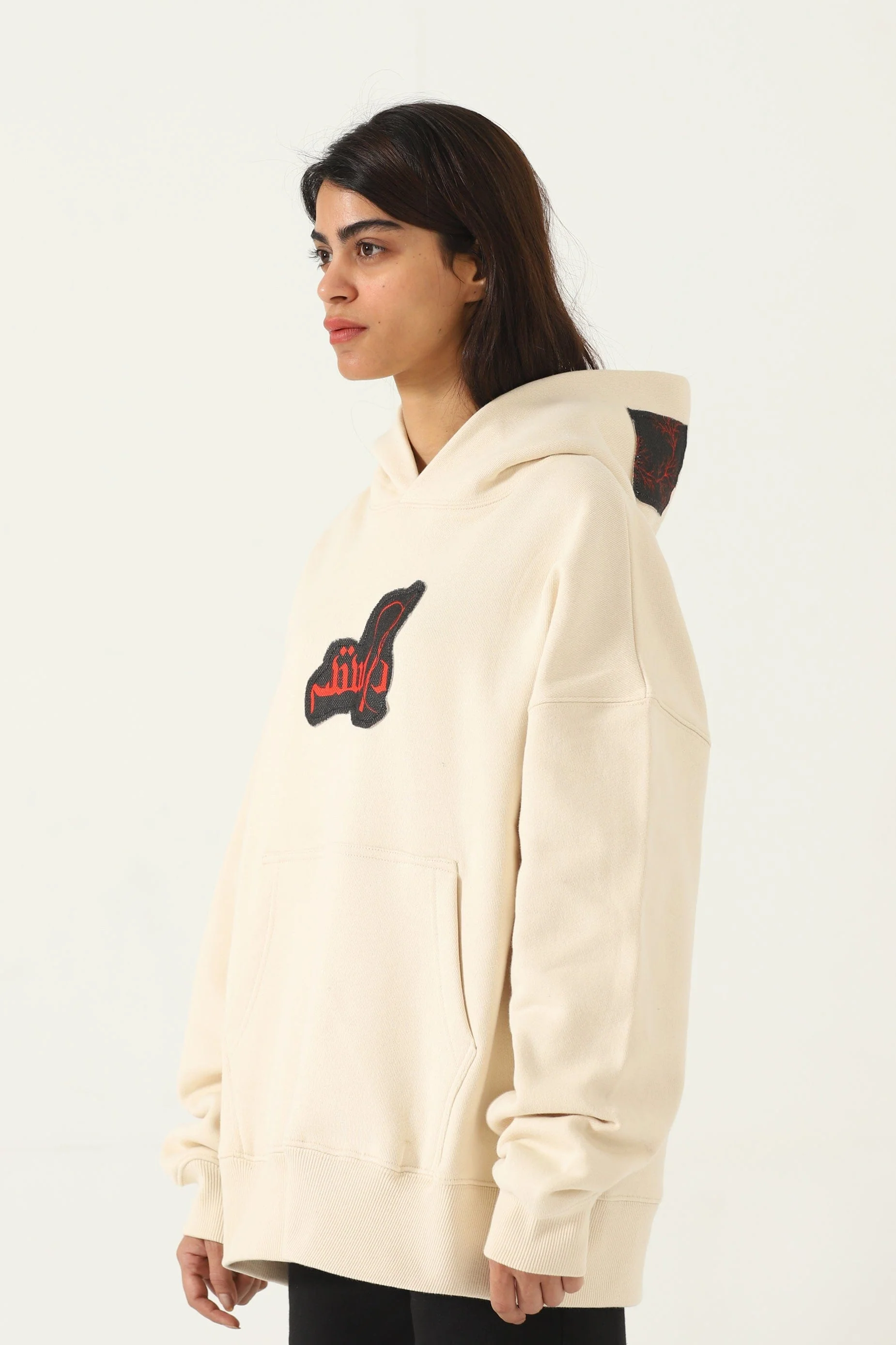 "Subcontinent" beige hoodie - Image 7