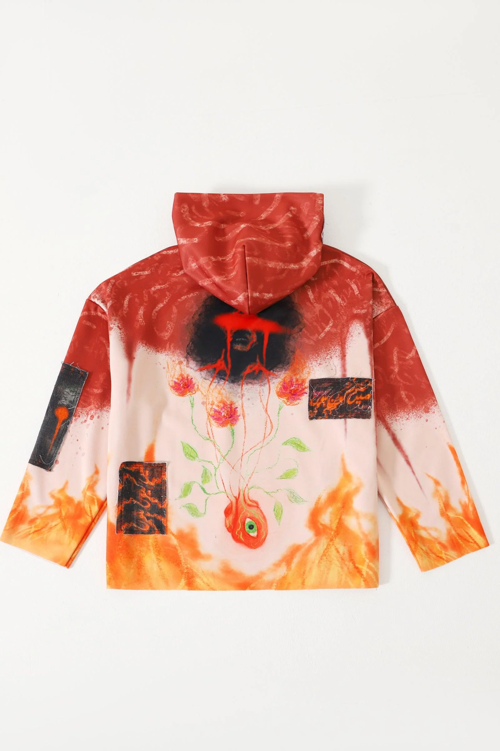 "This is life" abstract hoodie - Image 3