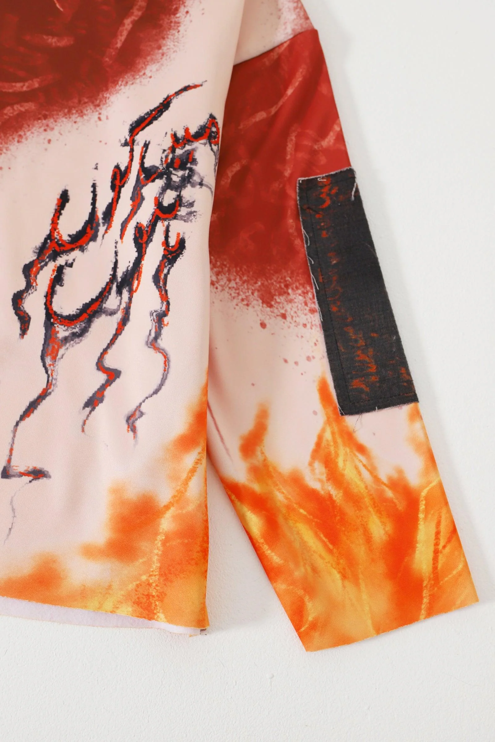 "This is life" abstract hoodie - Image 5