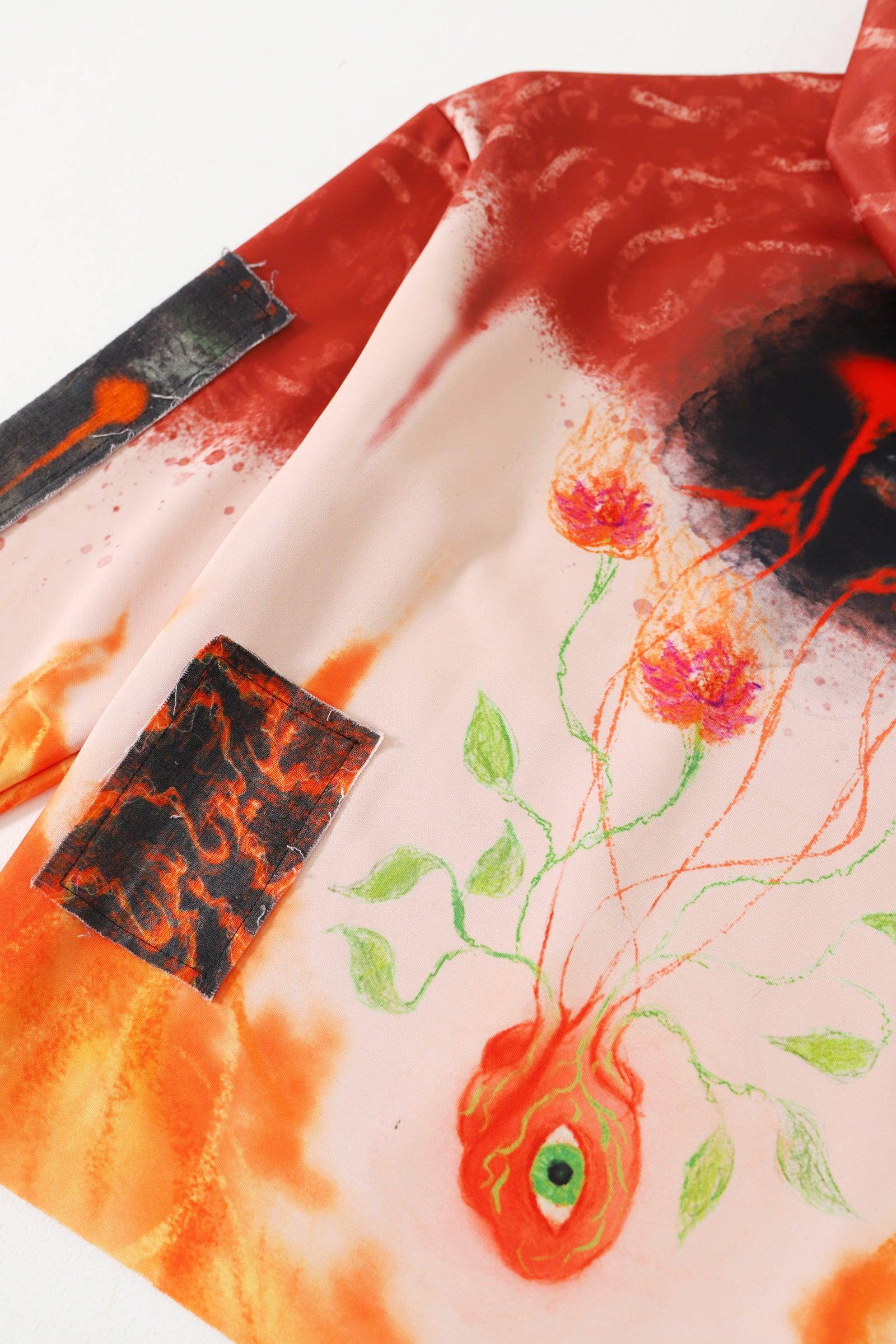 "This is life" abstract hoodie - Image 7