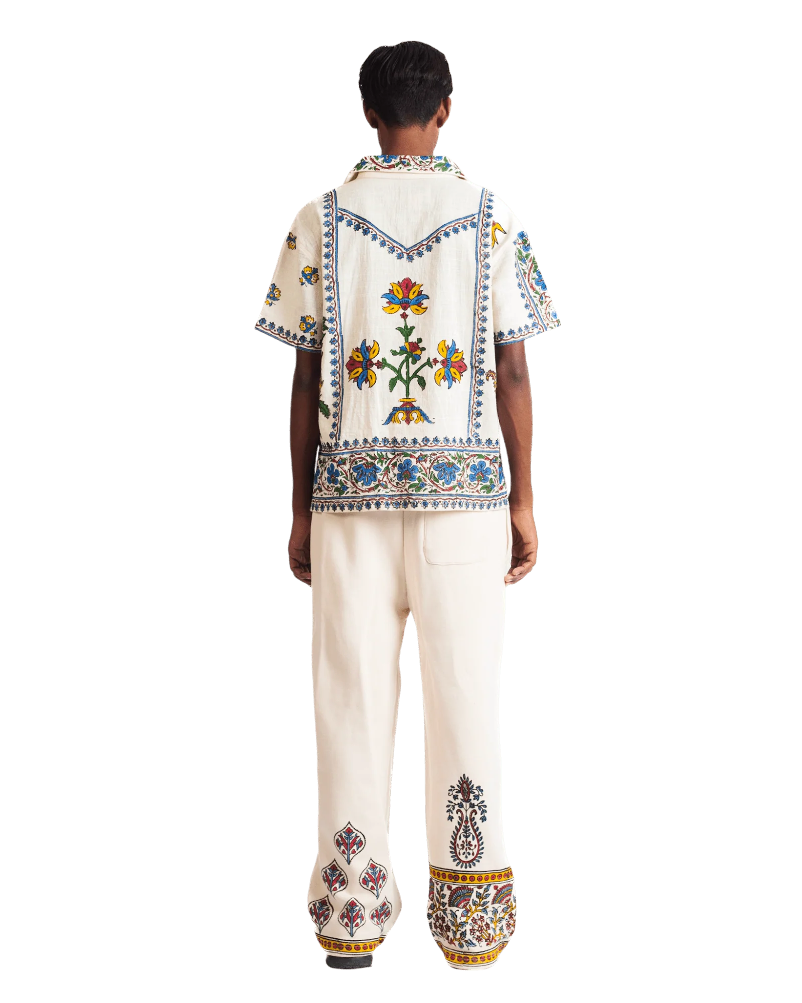 "Summer dream" block print button-down - Image 7
