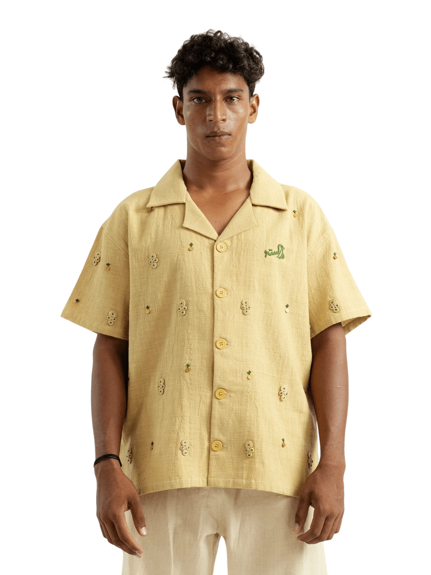 Sunehri yaadein button-down - Image 2