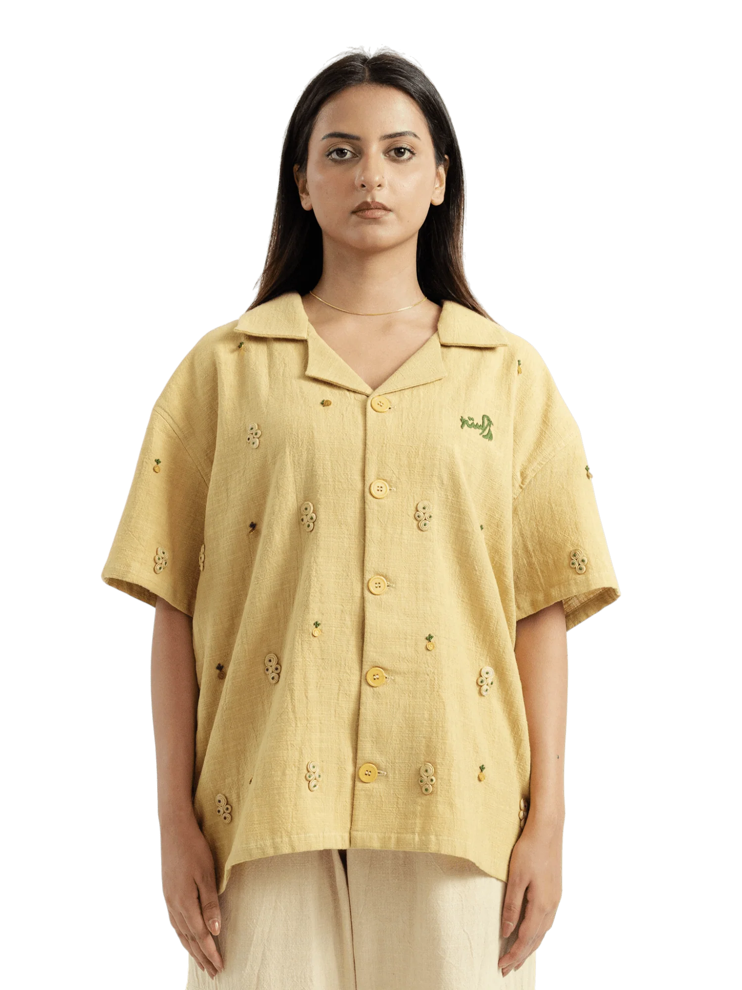 Sunehri yaadein button-down - Image 3