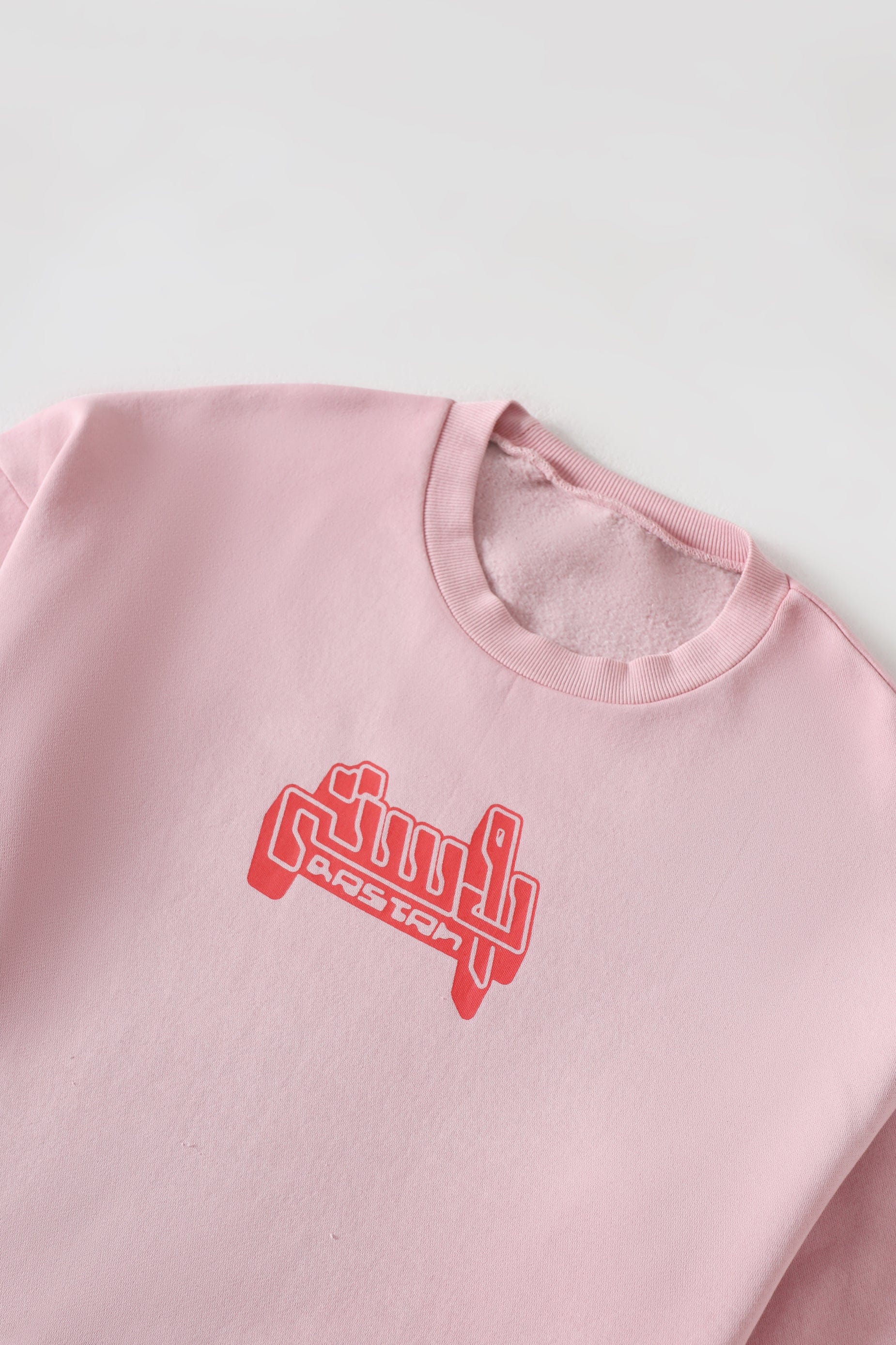 Bubblegum garment dyed logo sweatshirt - Image 5