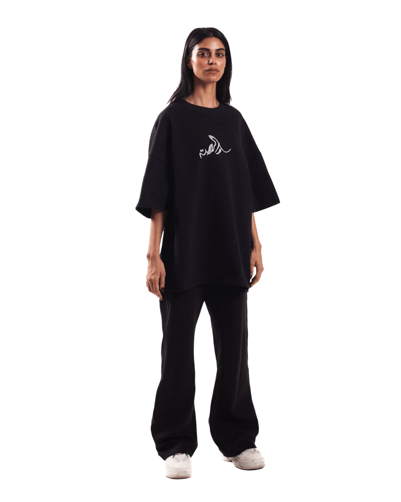 "Duality" printed black T-shirt - Image 12