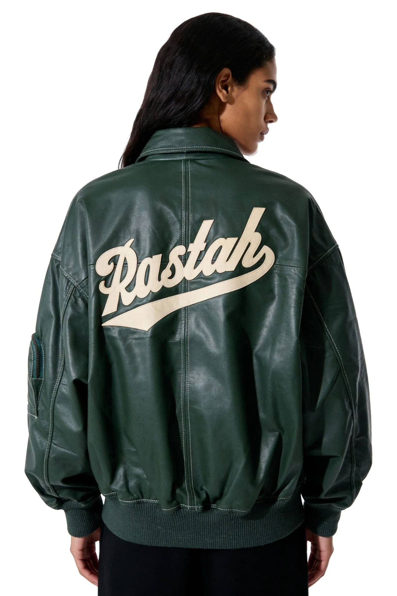 The empty heavens leather bomber - Image 10