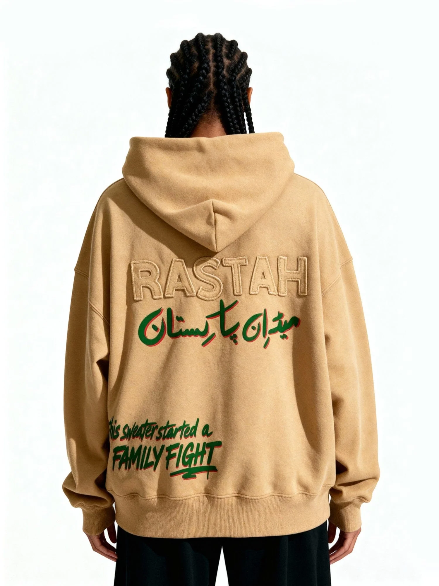 The family fight embroidered hoodie - Image 10