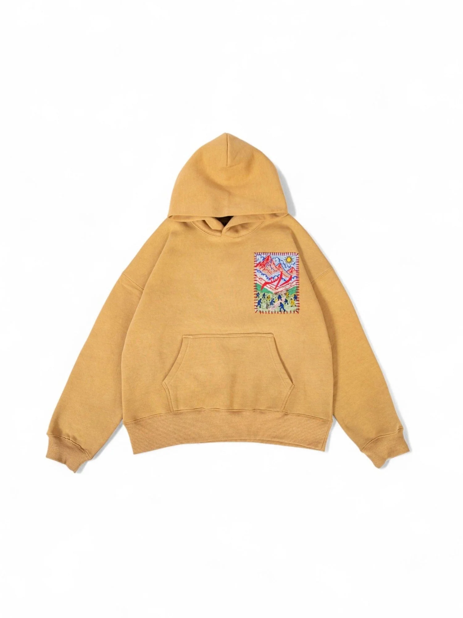 The family fight embroidered hoodie - Image 3