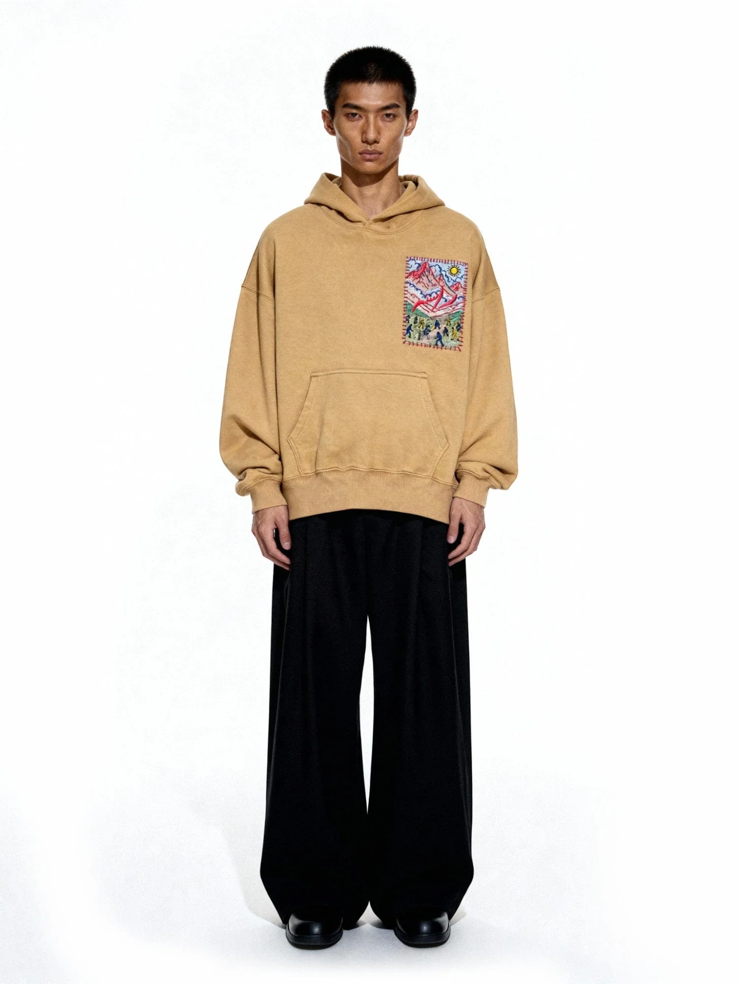 The family fight embroidered hoodie - Image 4