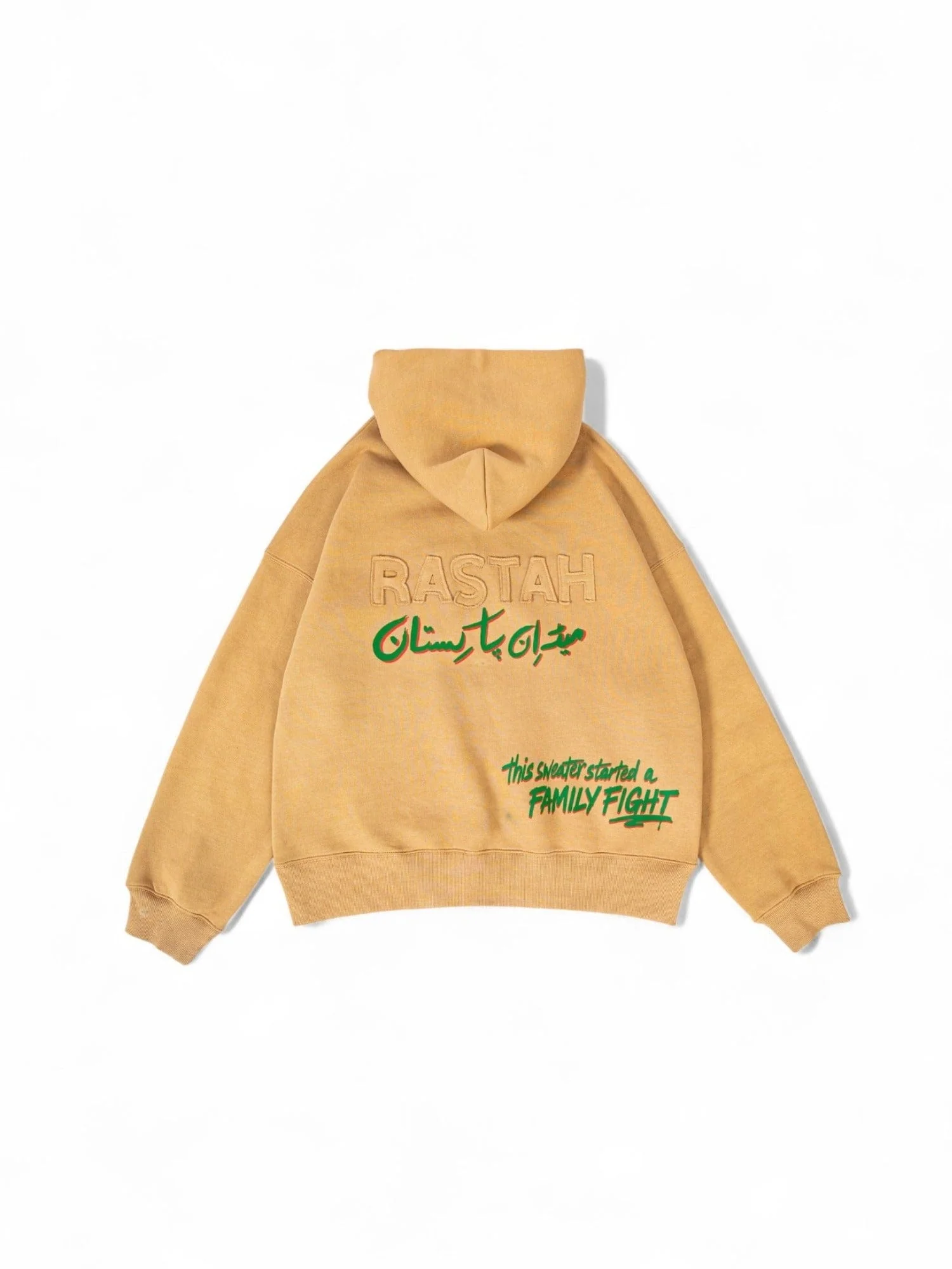 The family fight embroidered hoodie - Image 5